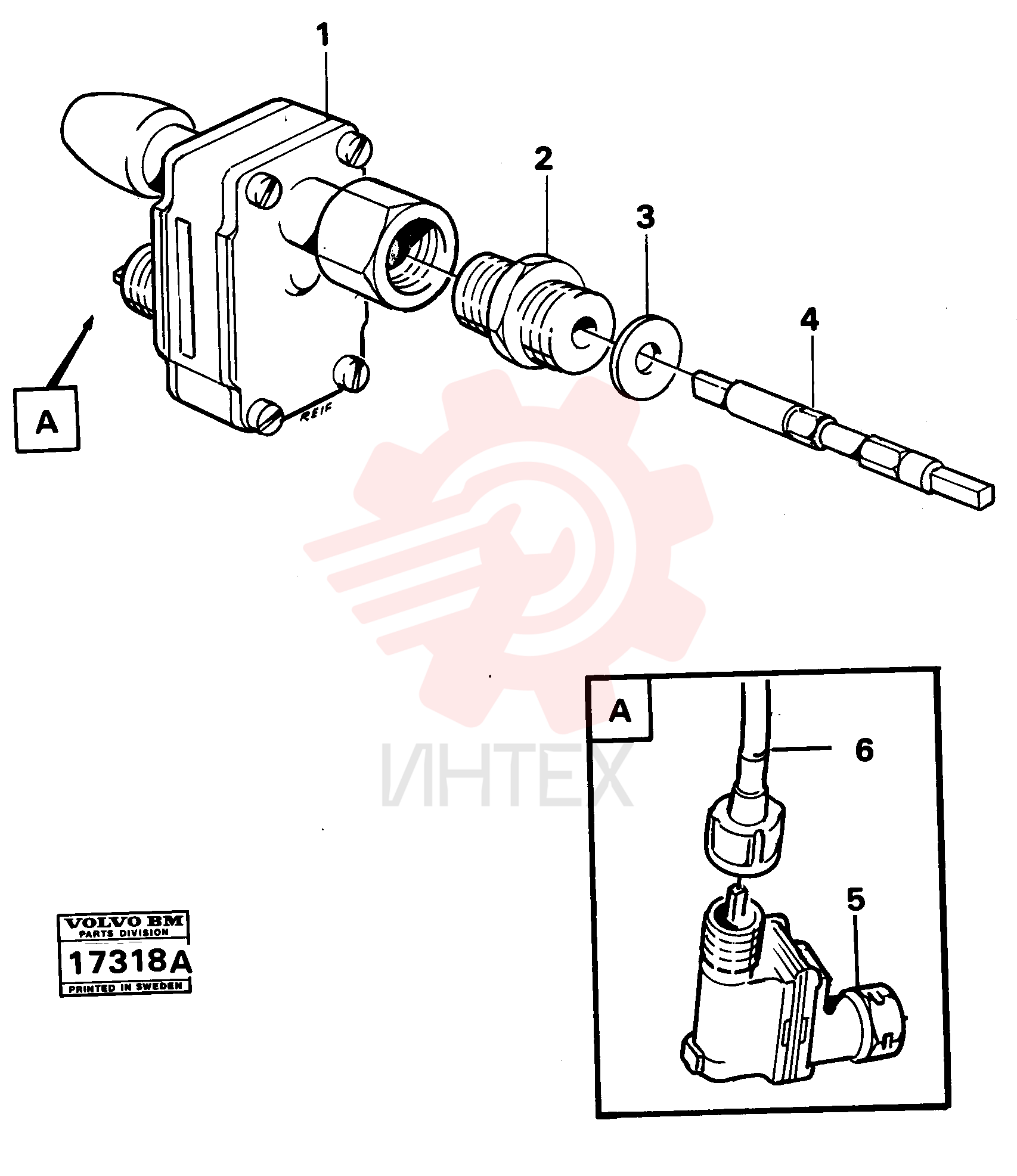 Adapter gear VOE 4940520