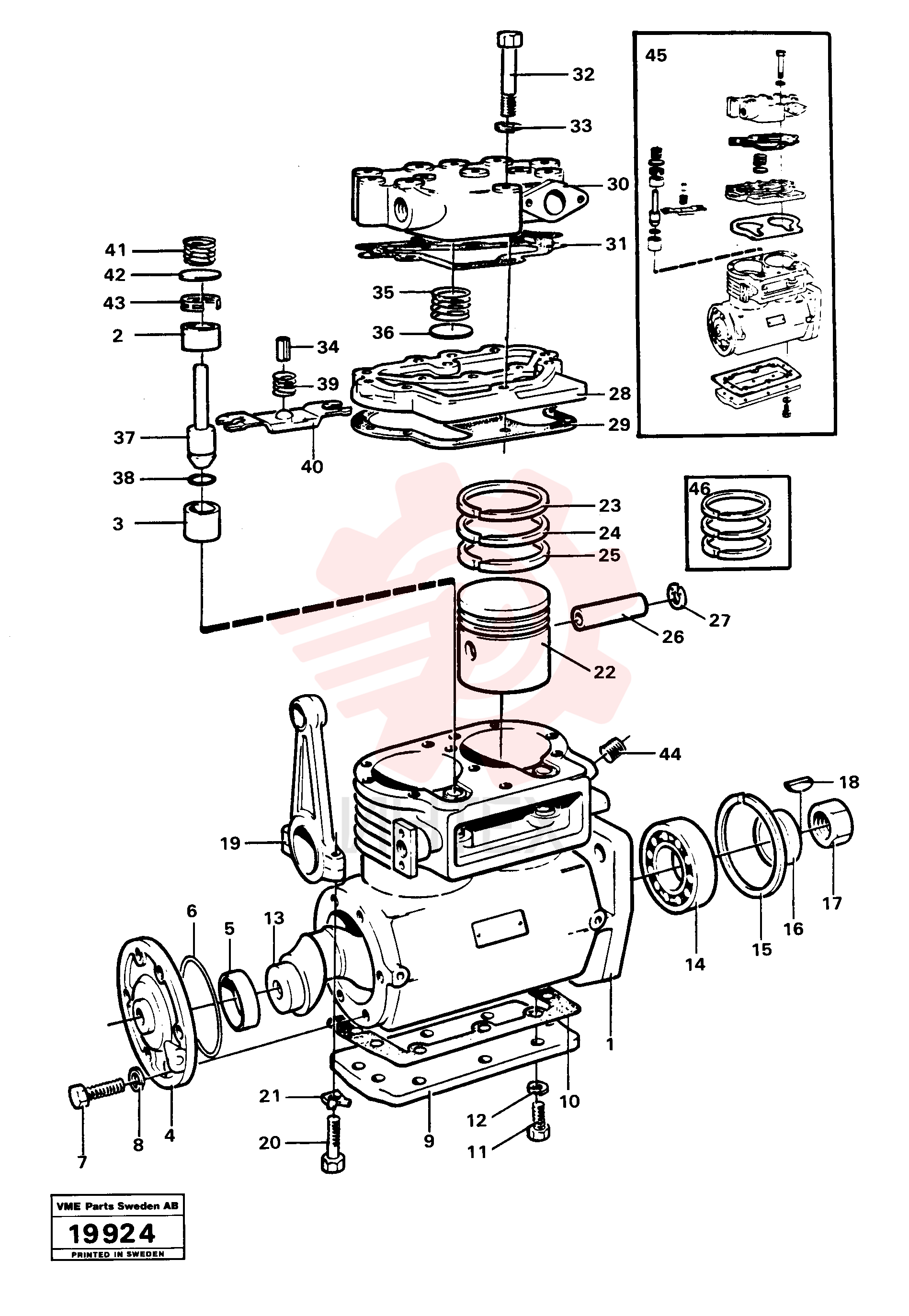 Compressor VOE 1612335