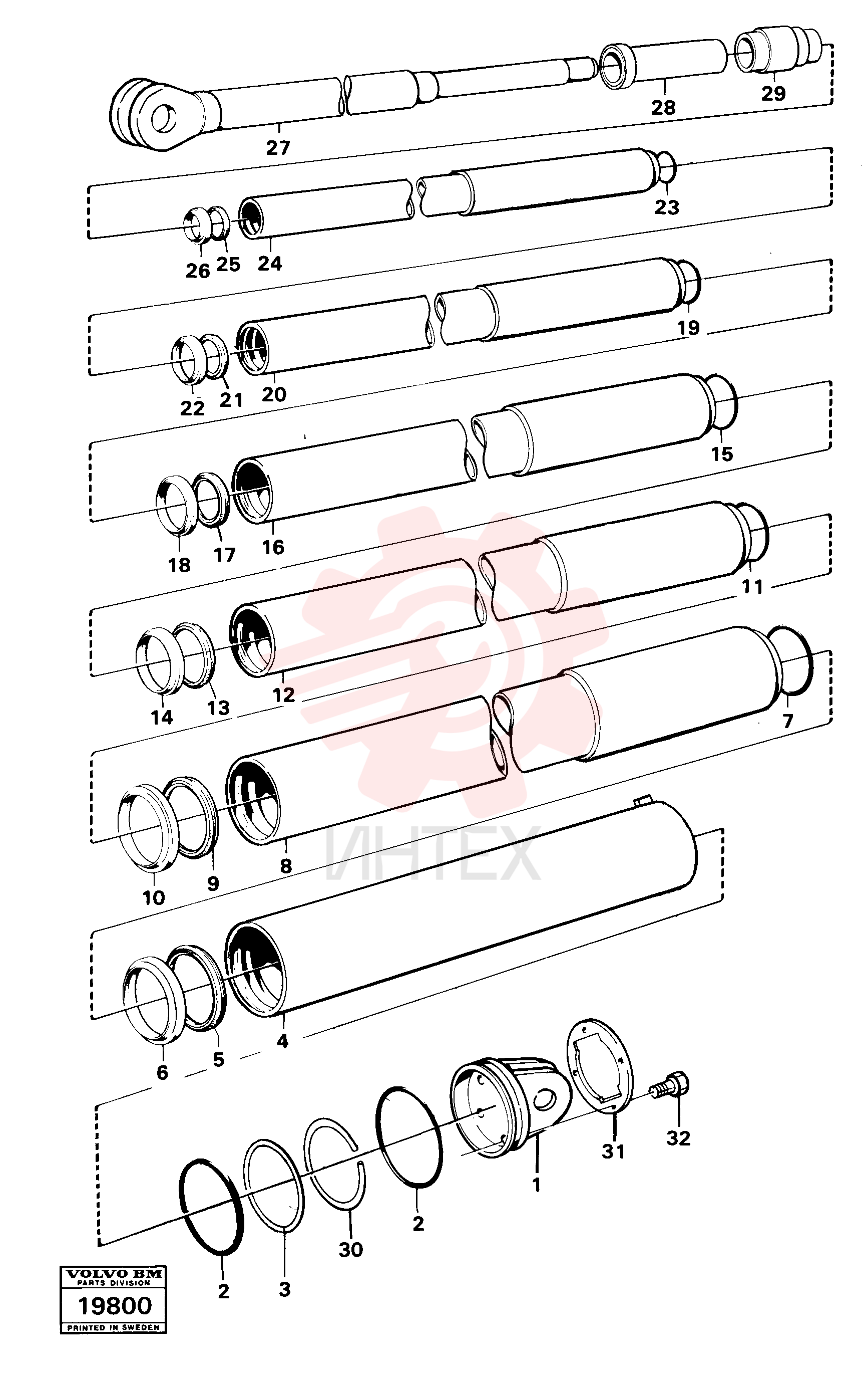 Gasket kit VOE 6630839