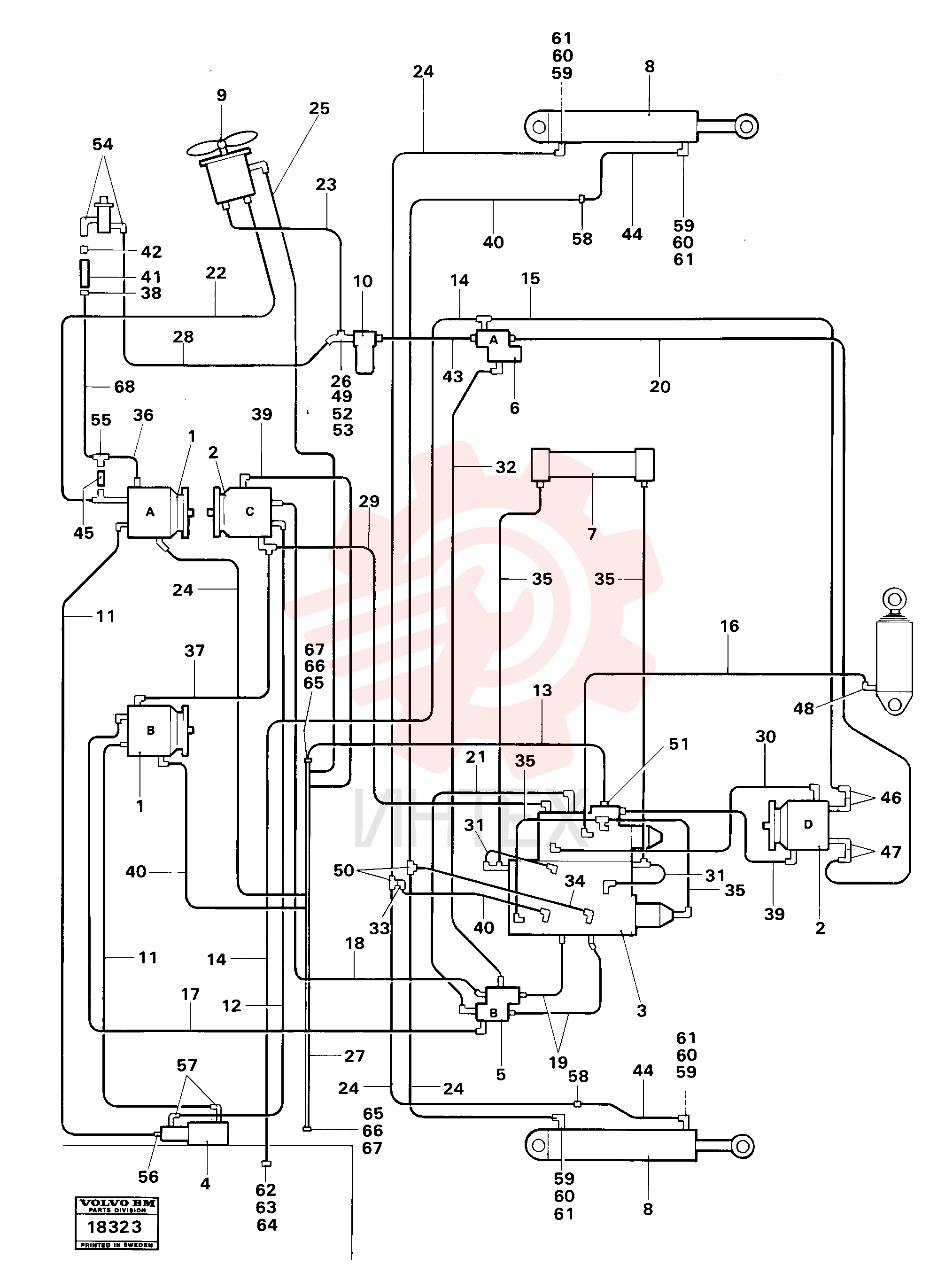 Hose assembly VOE 932633 (1)