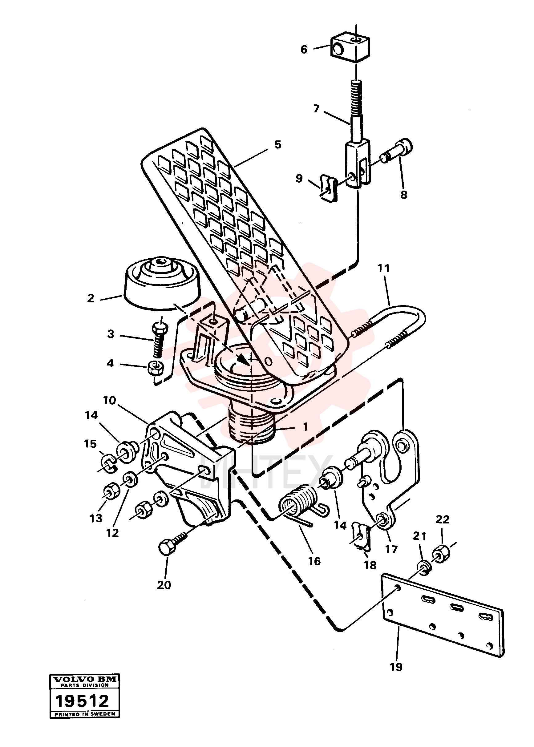 Pedal VOE 4940759