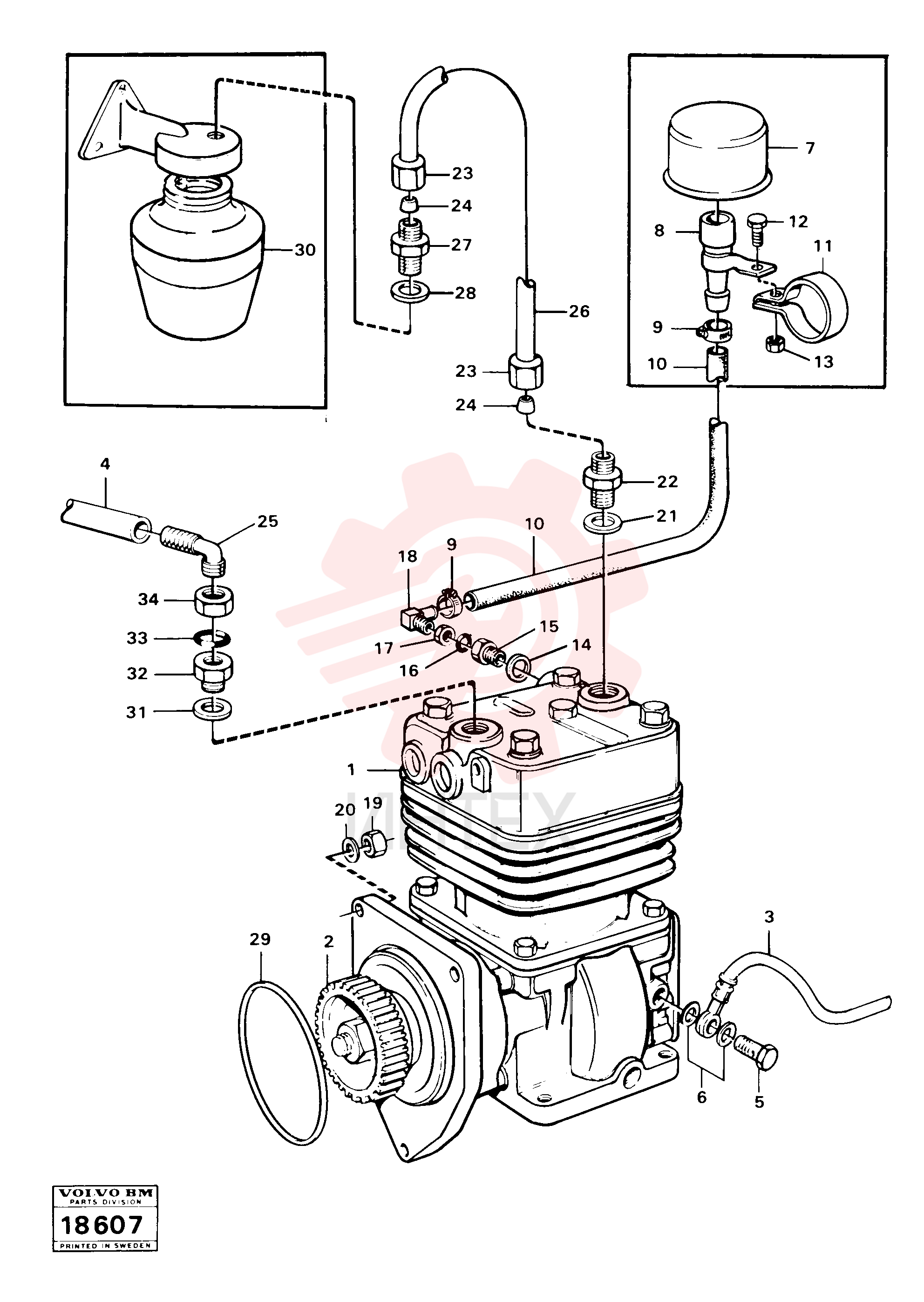 Spacer ring VOE 930436