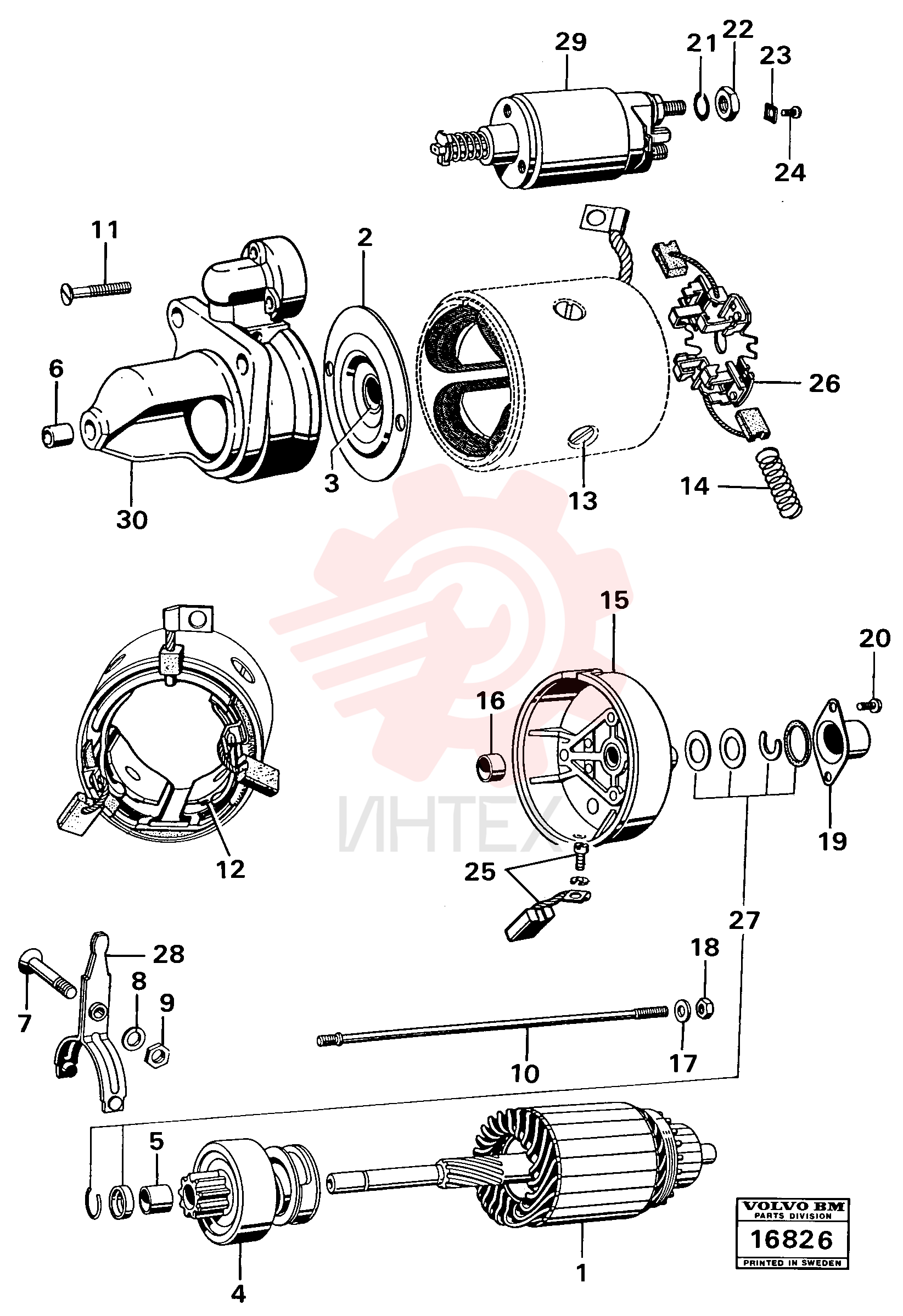 Starter Motor VOE 465604