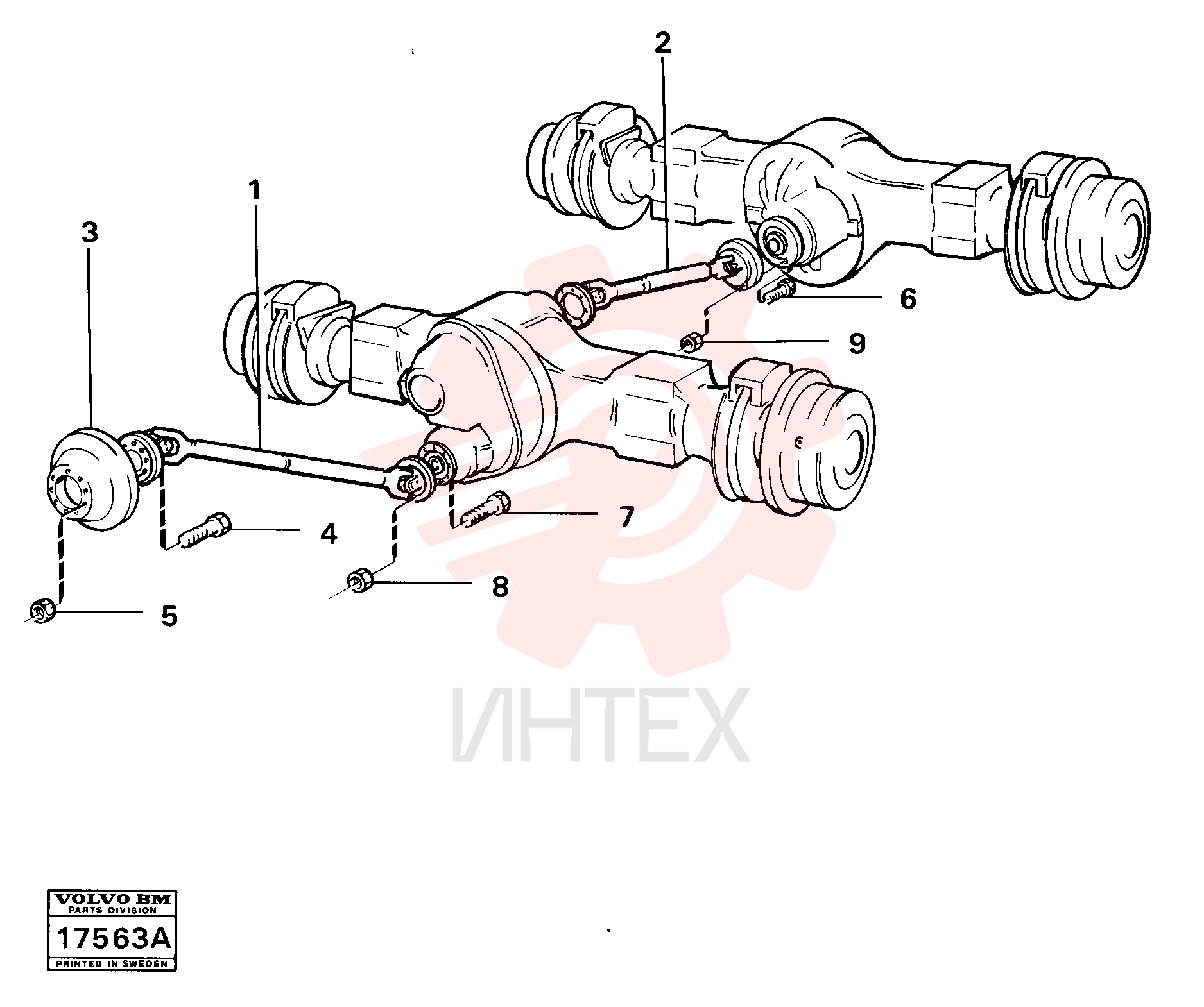 Вал карданный VOE 4881619