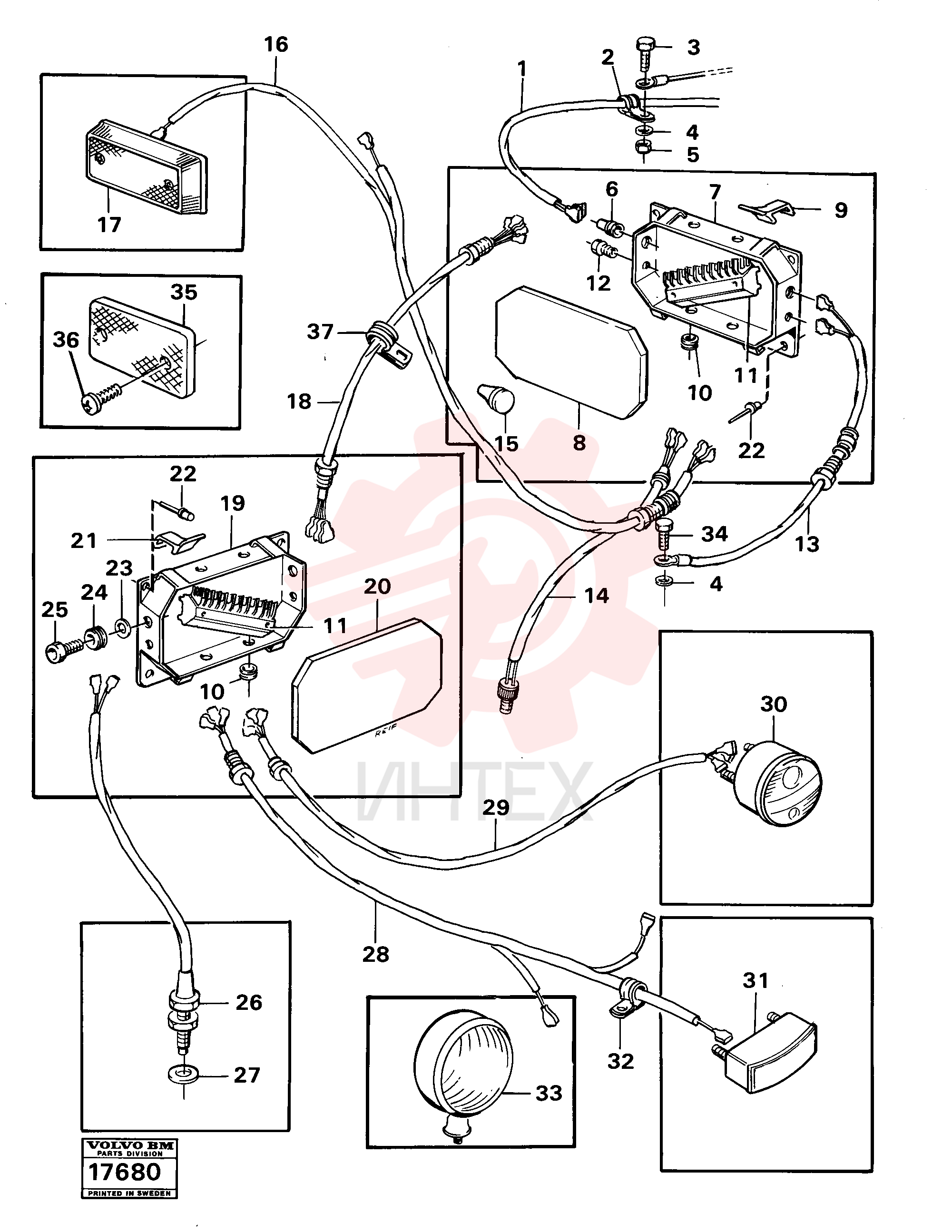 Cable harness