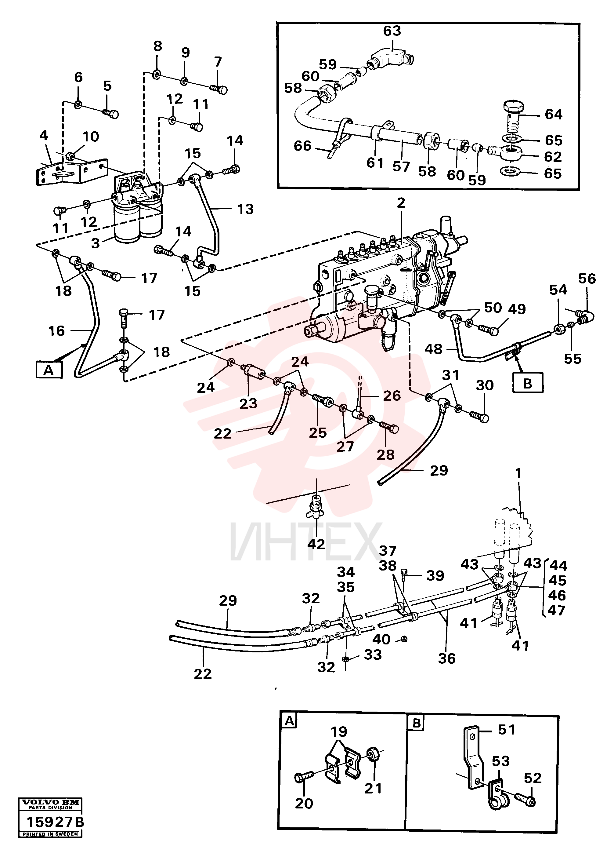 Leak-off line VOE 844865 (1)