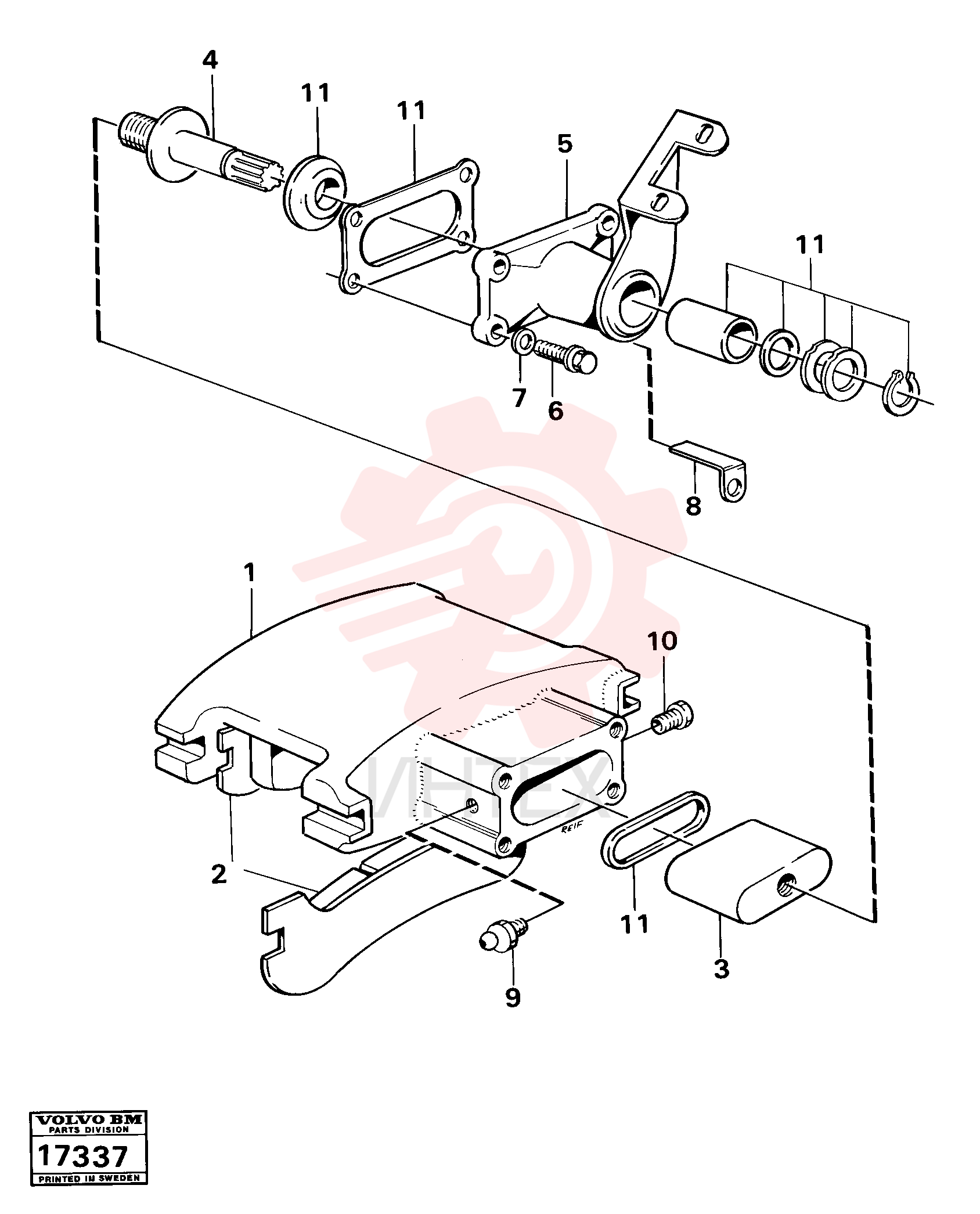 Parking Brake VOE 4871294 (2)