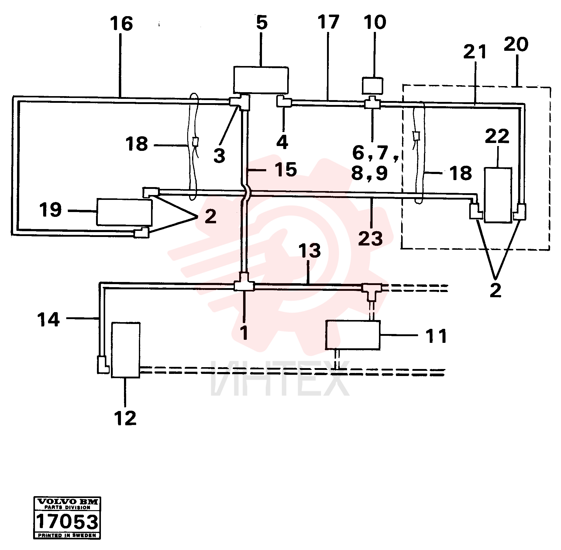 Plane Gasket VOE 957175 (4)