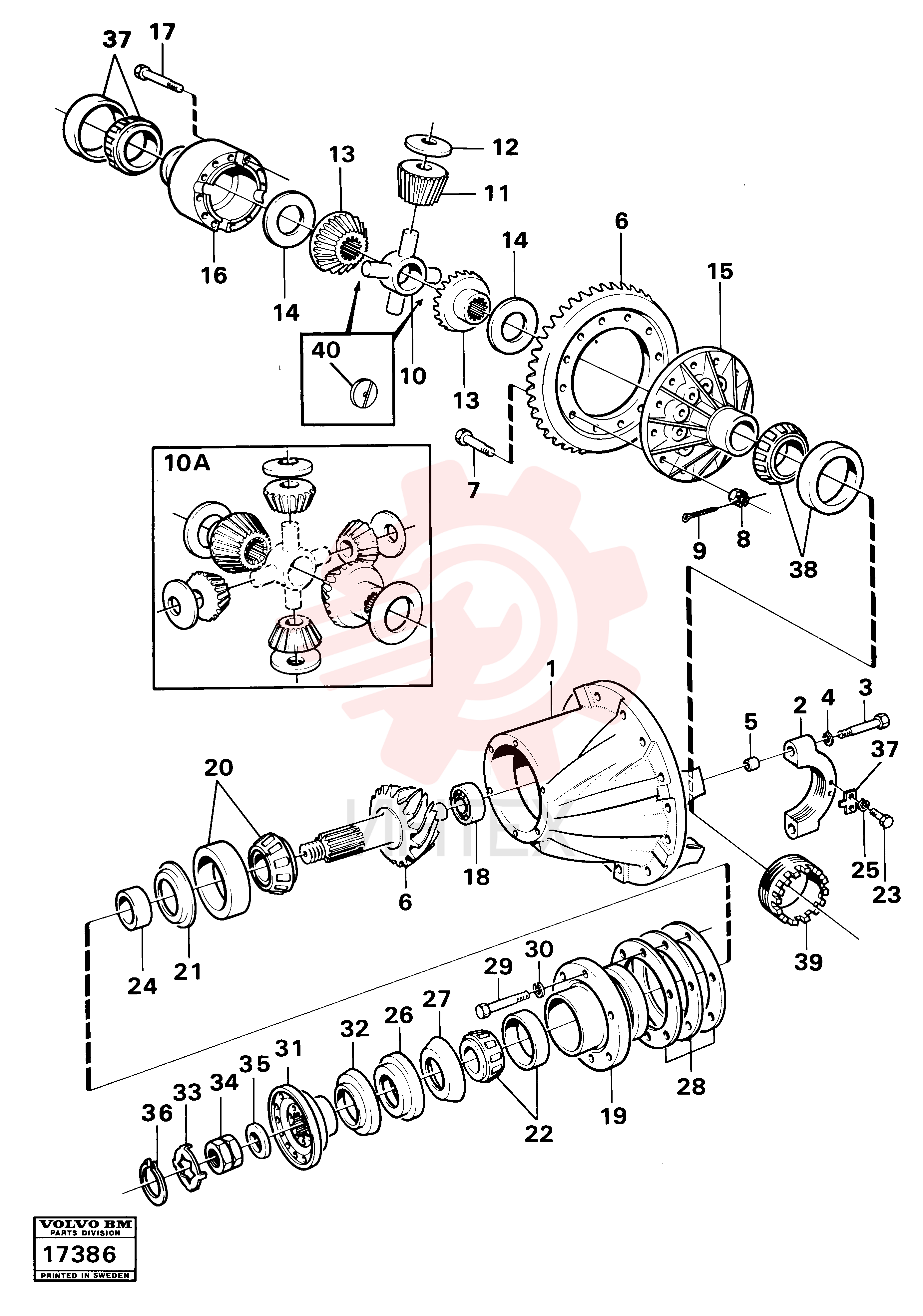 Setting nut