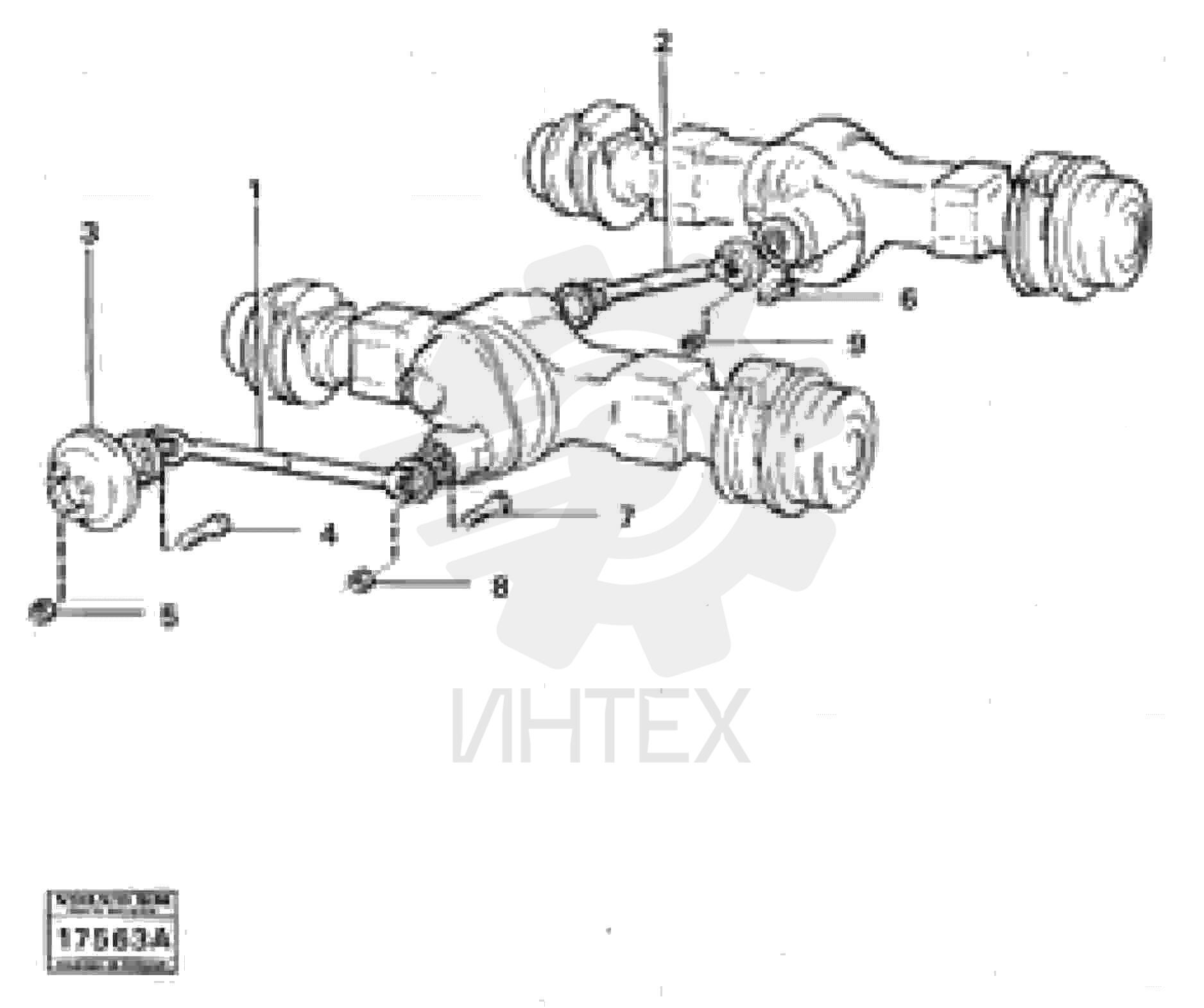 Вал карданный VOE 4941234 (4)