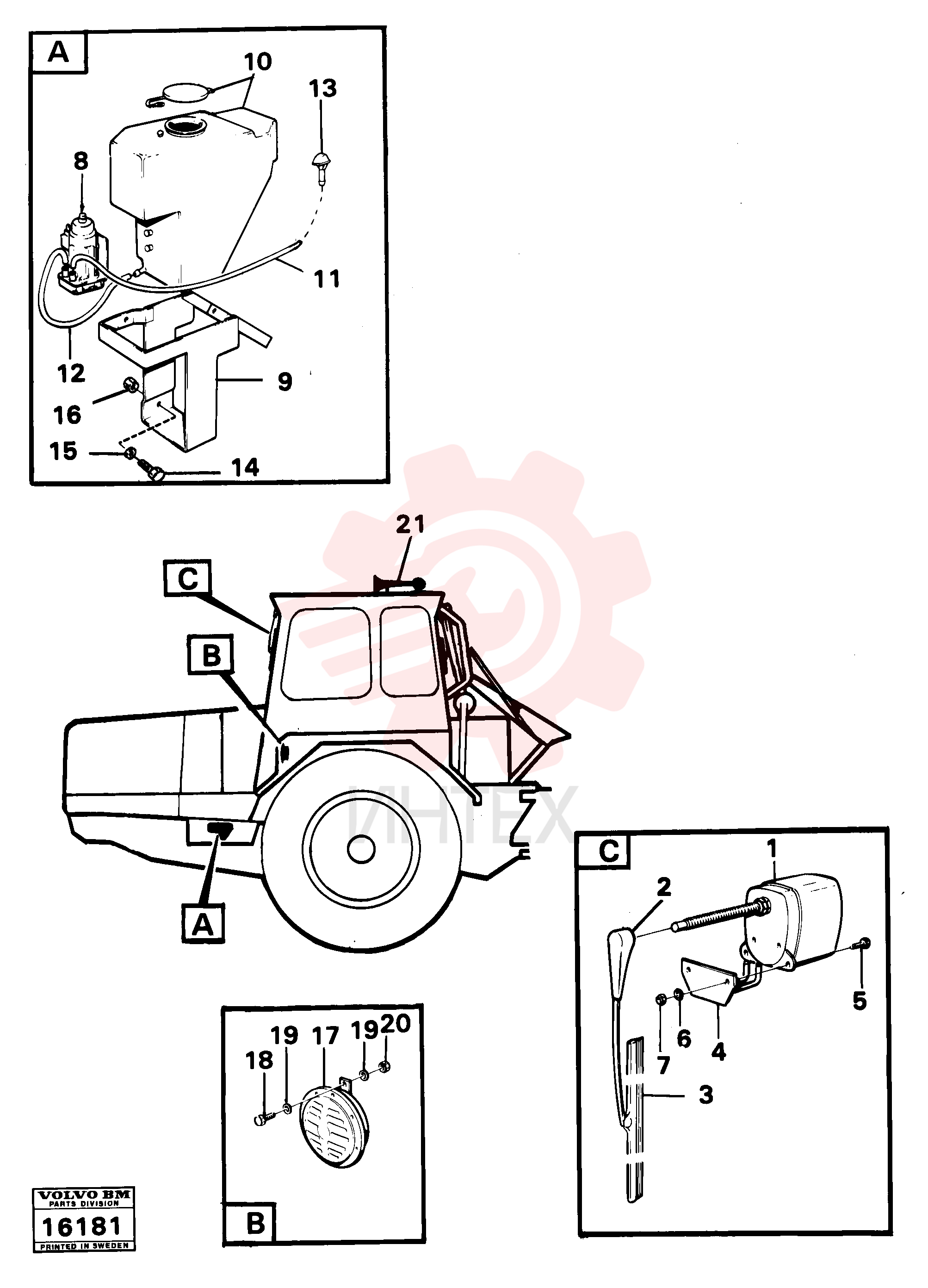 Wiper Motor VOE 4803523 (2)