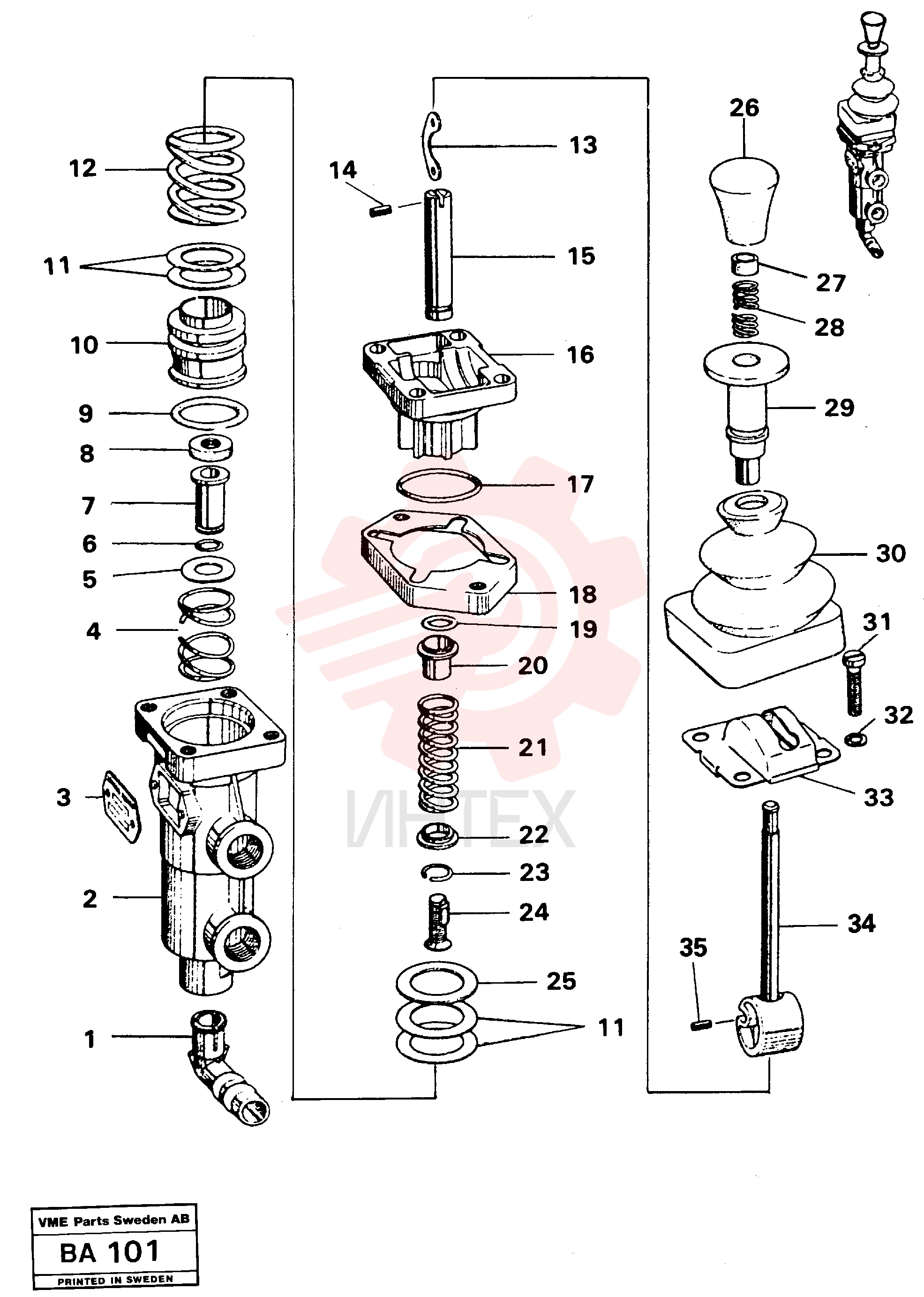 Parking brake valve