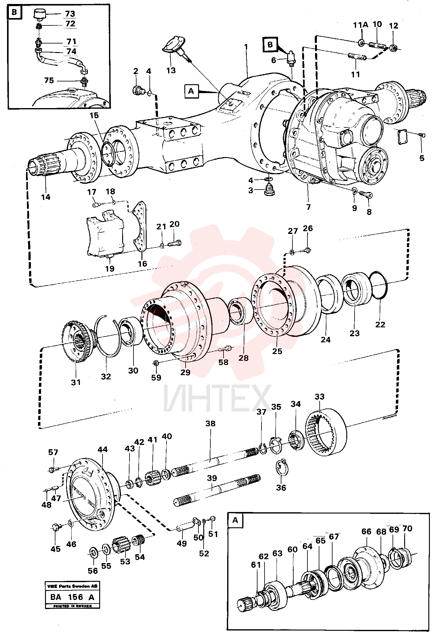 Planetary Axle