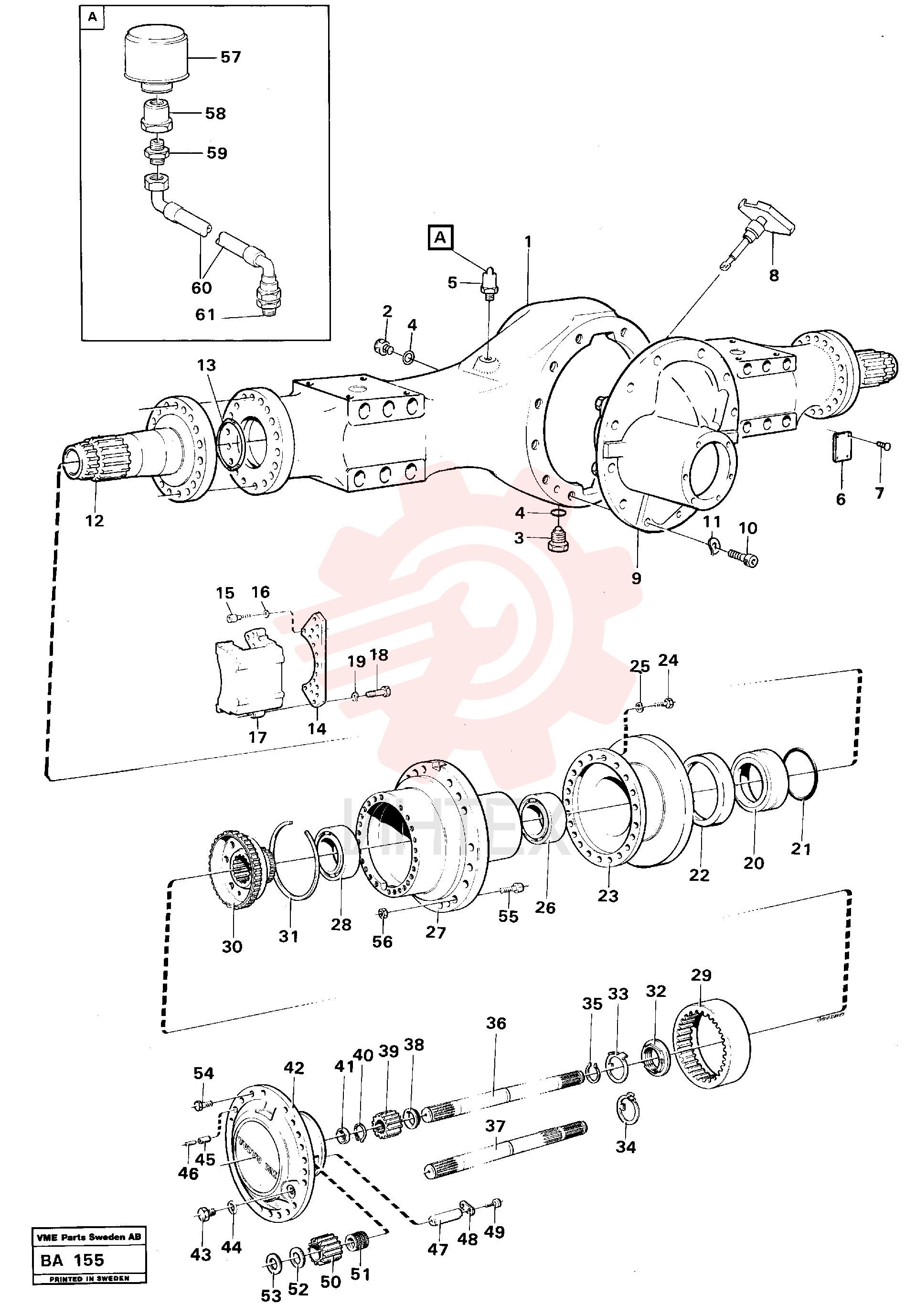 Planetary Axle