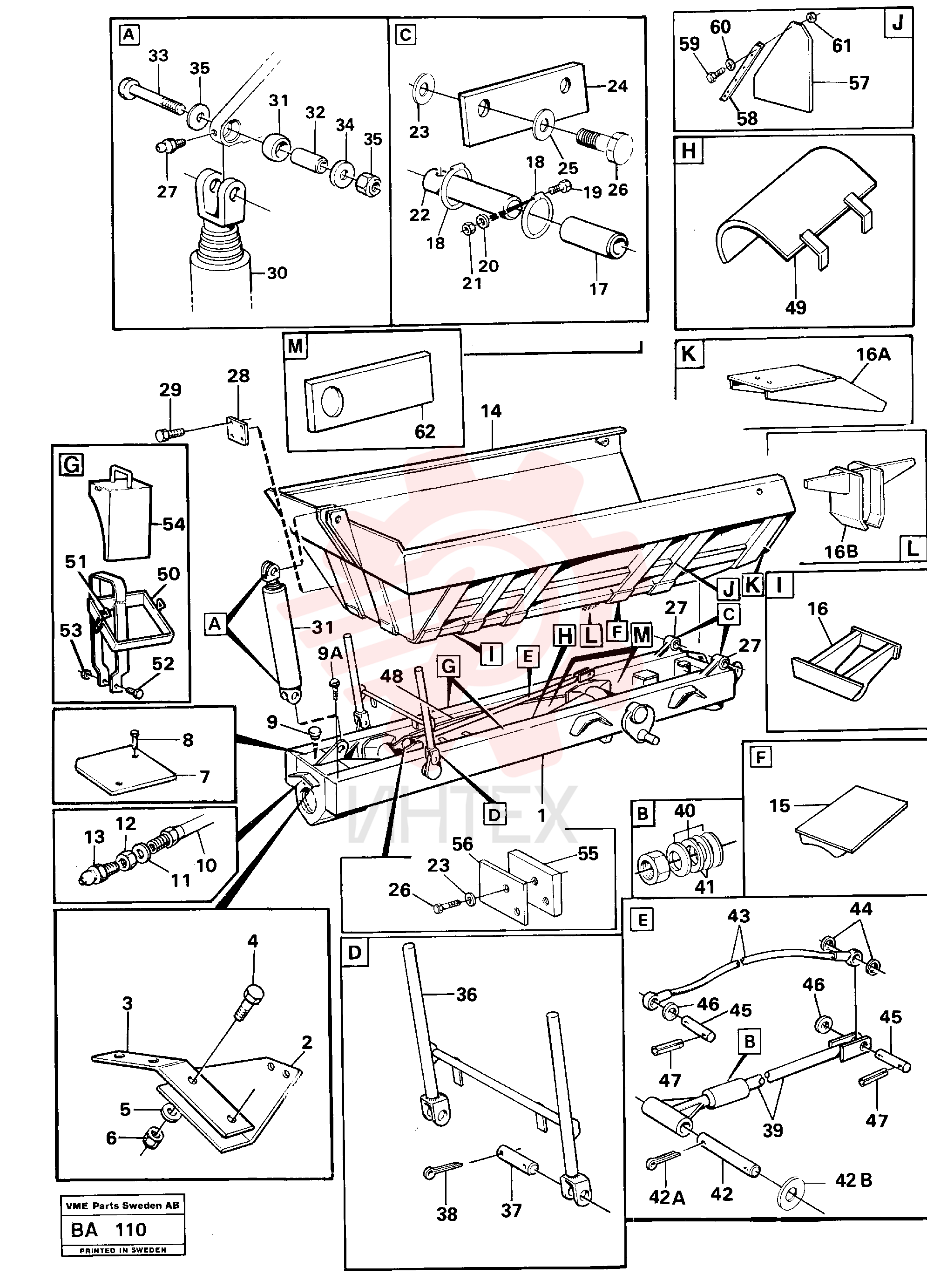 Rear frame
