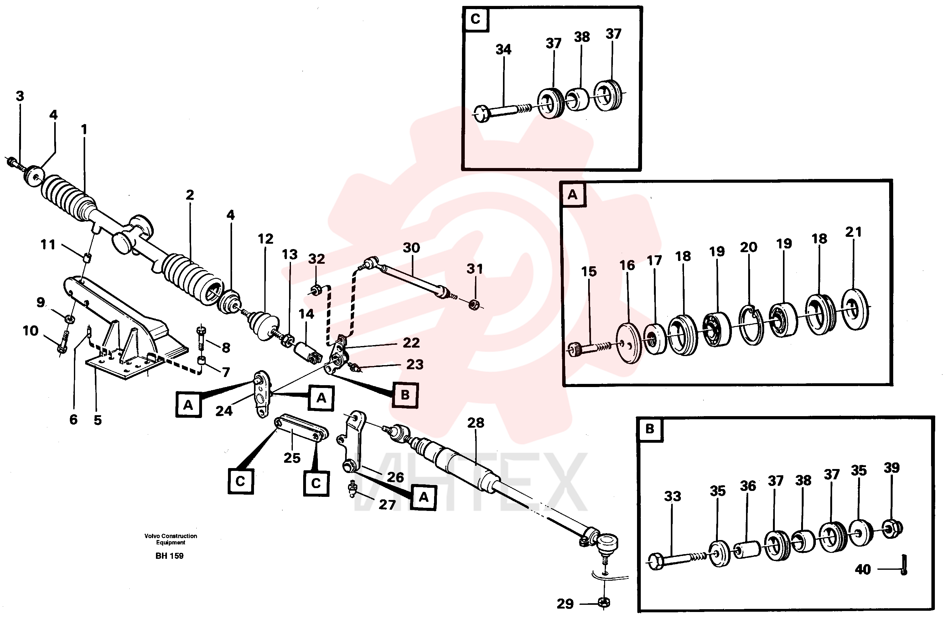 Attaching spring