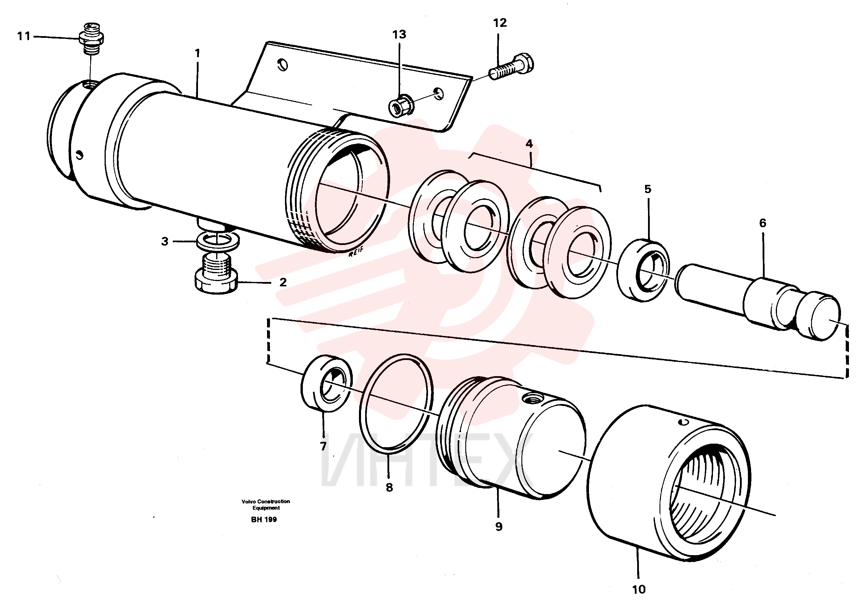 Damping cylinder VOE 4940601
