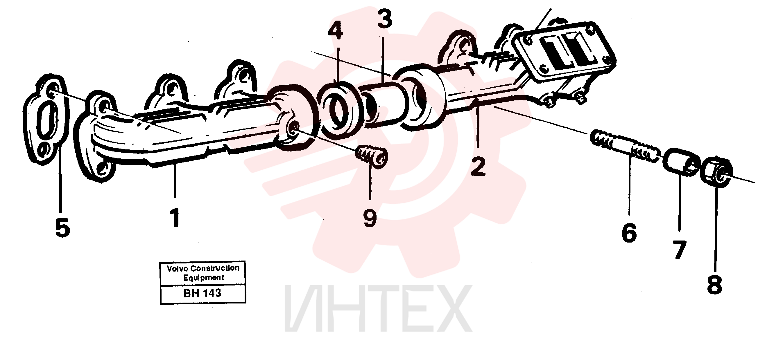 Flange screw VOE 13975105 (1)