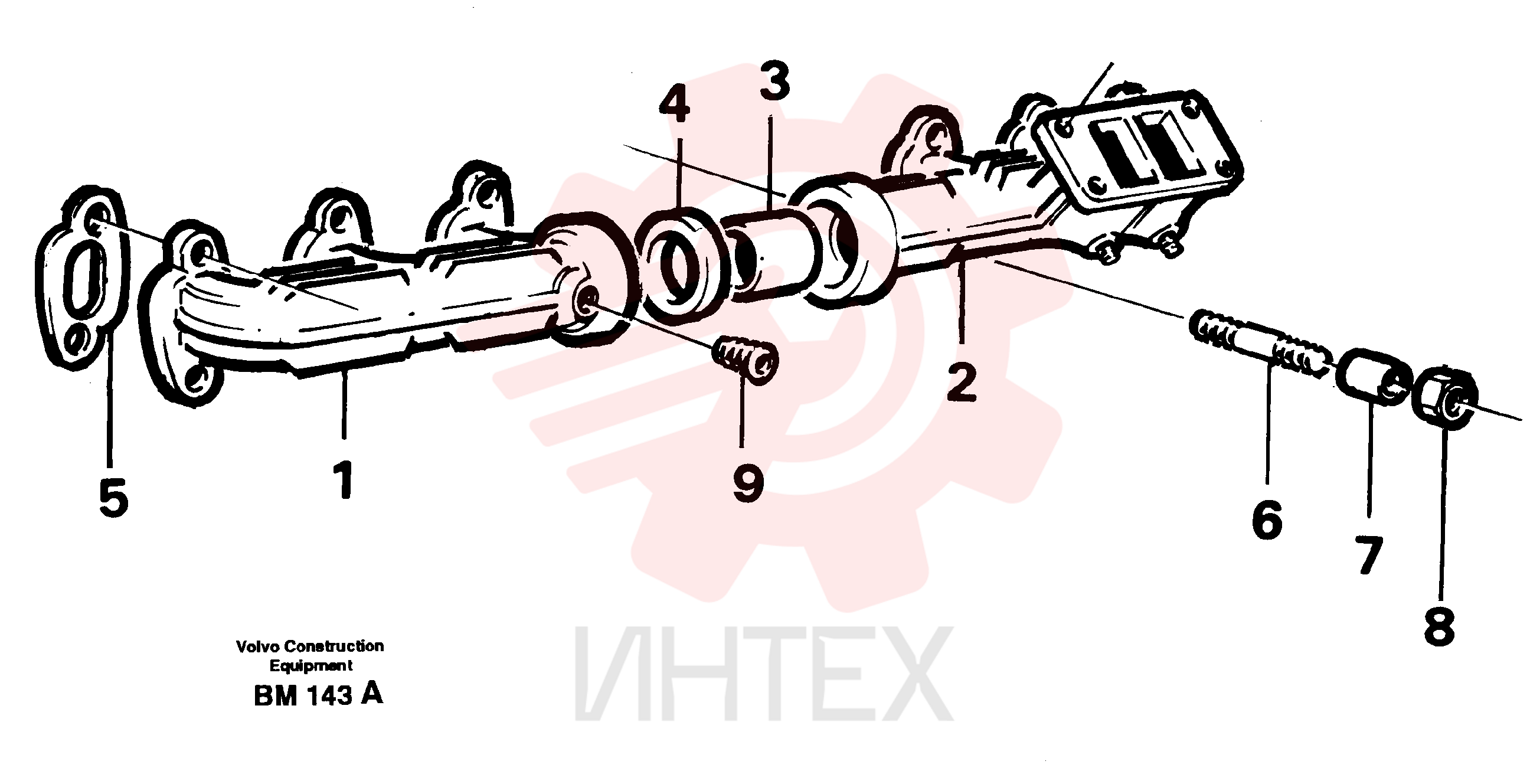 Flange screw VOE 13975105 (2)
