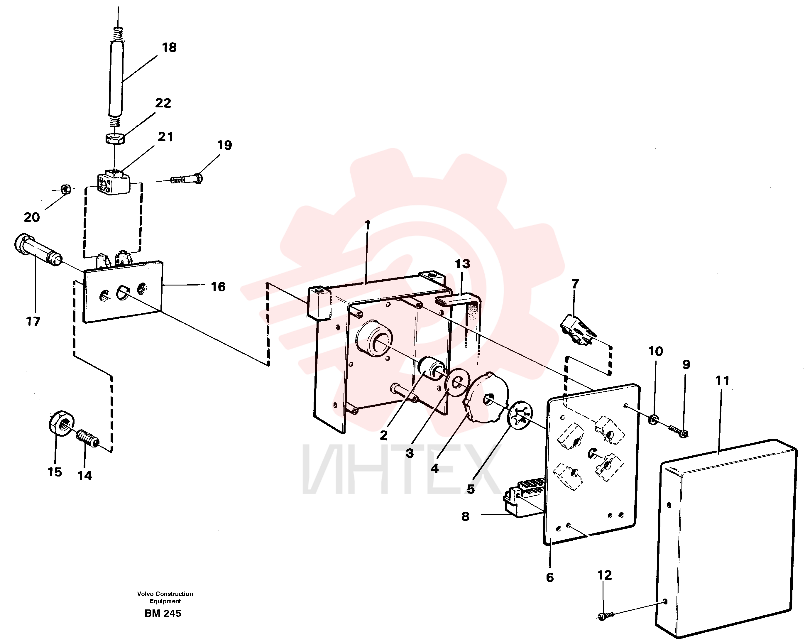 Gear selector VOE 11062247 (2)