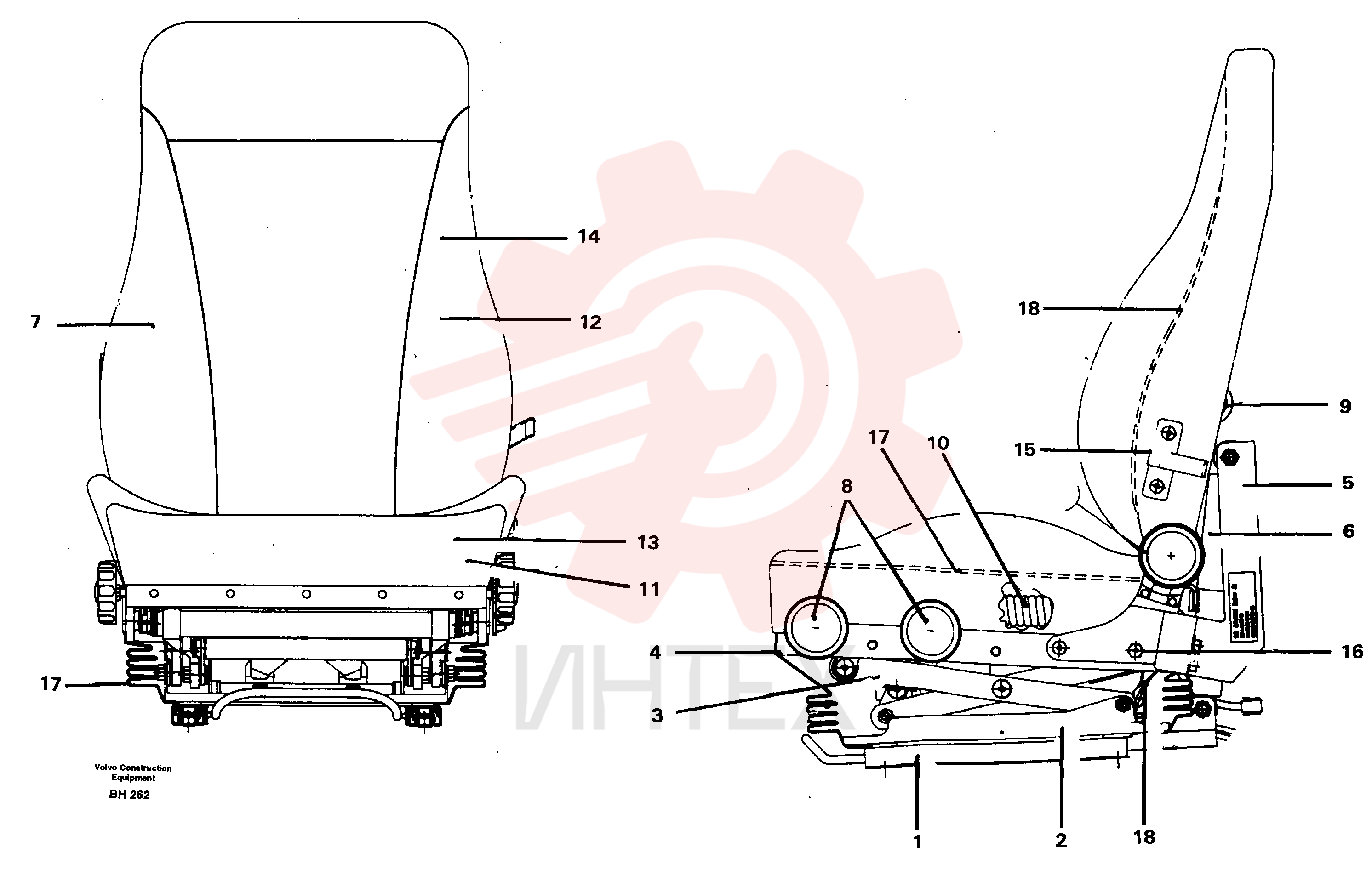 Operator's Seat VOE 11998792