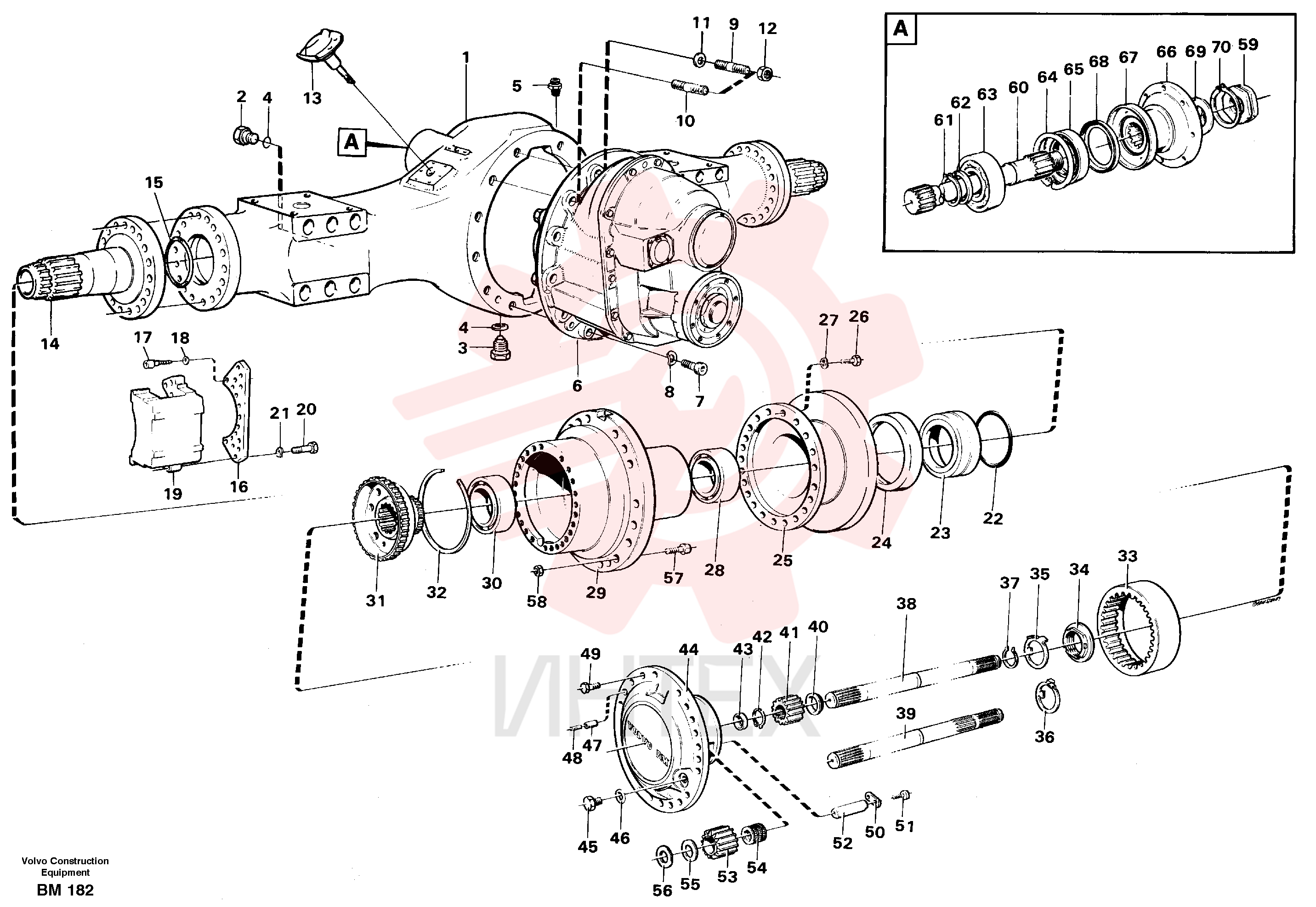 Planetary Axle VOE 23762