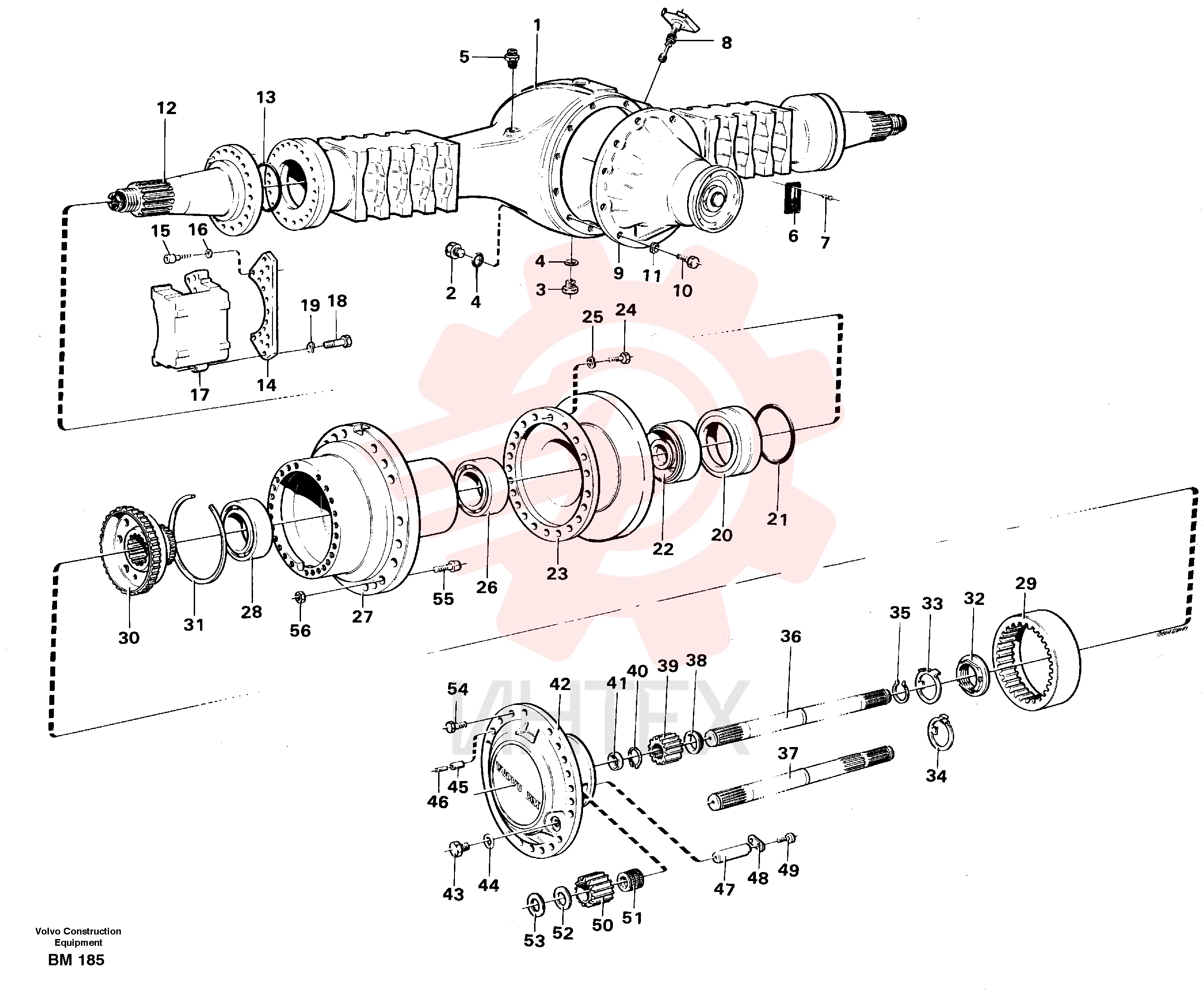 Planetary Axle VOE 23763