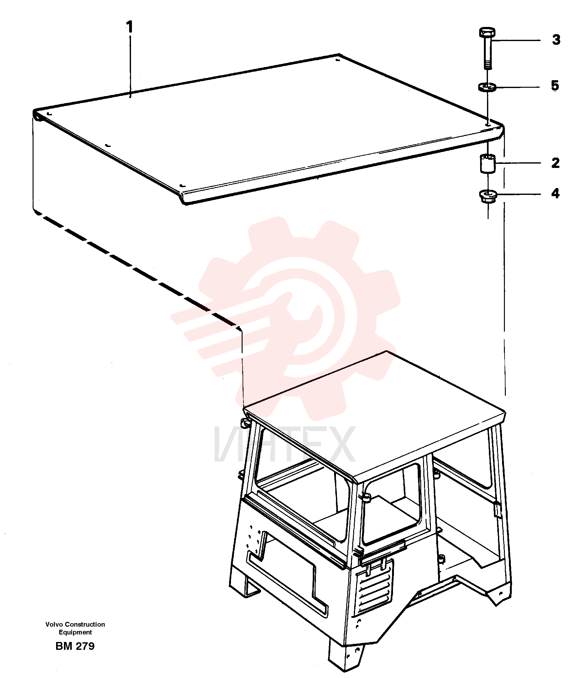 Protecting plate VOE 11055975 (2)