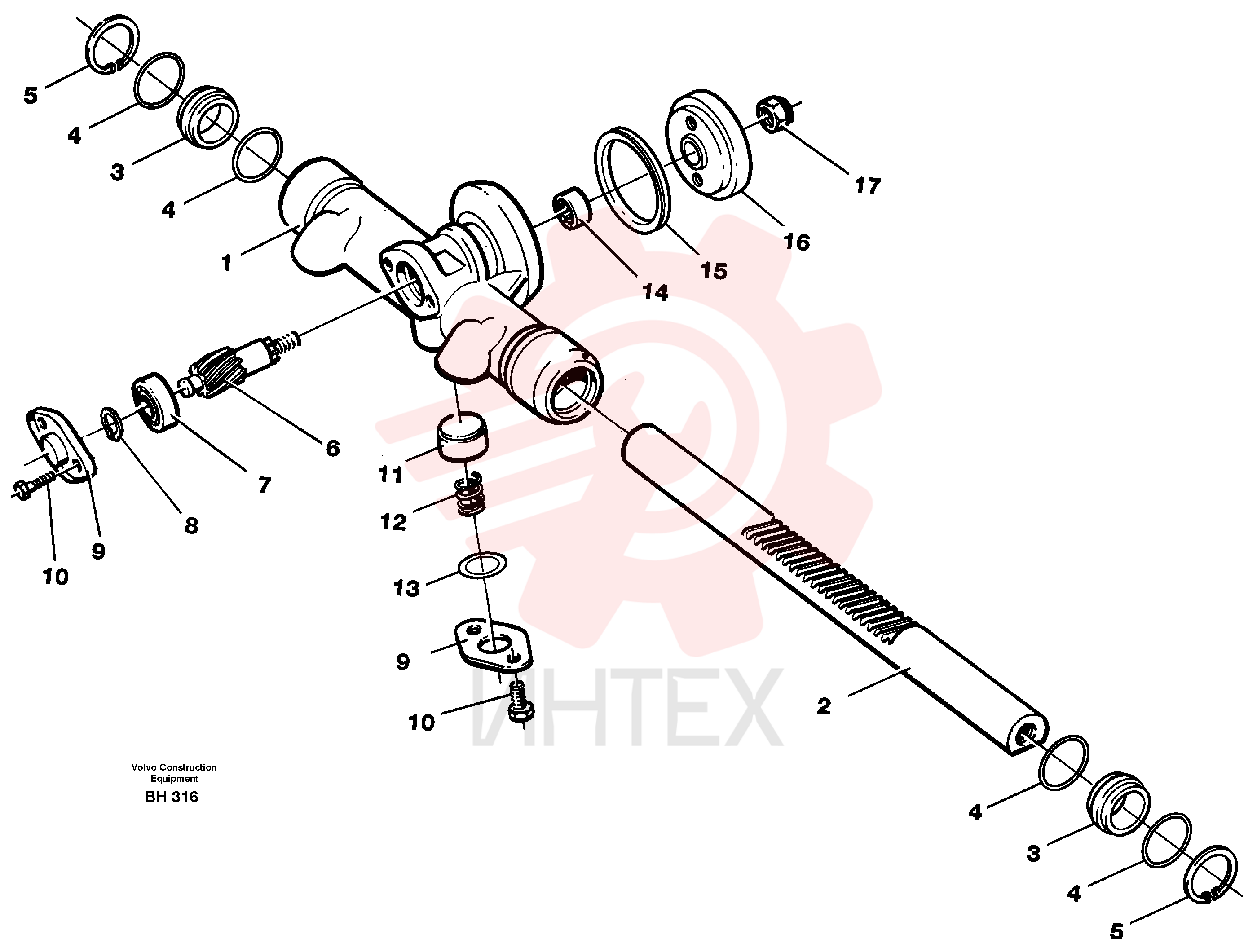 Rack Gear VOE 11062453 (1)