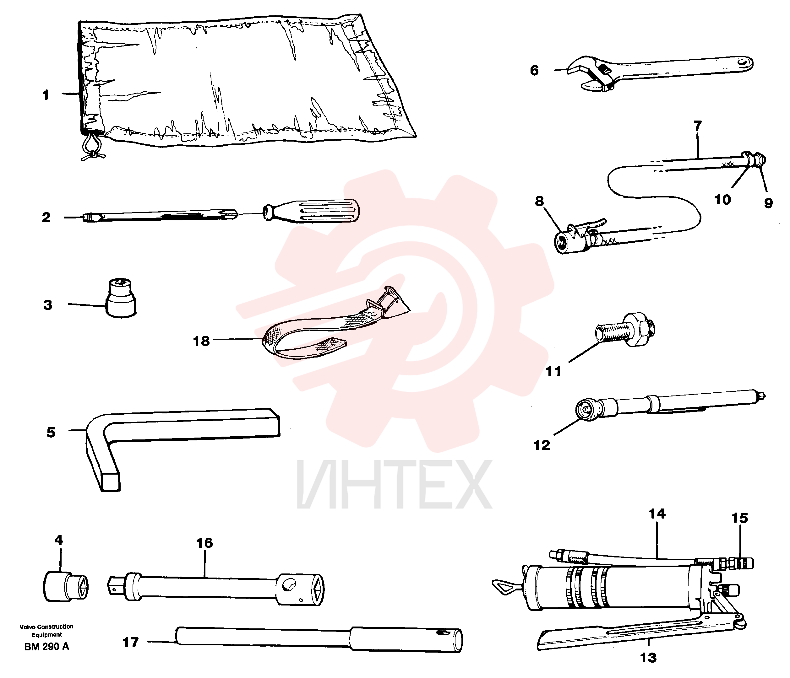 Socket wrench VOE 13962257 (2)