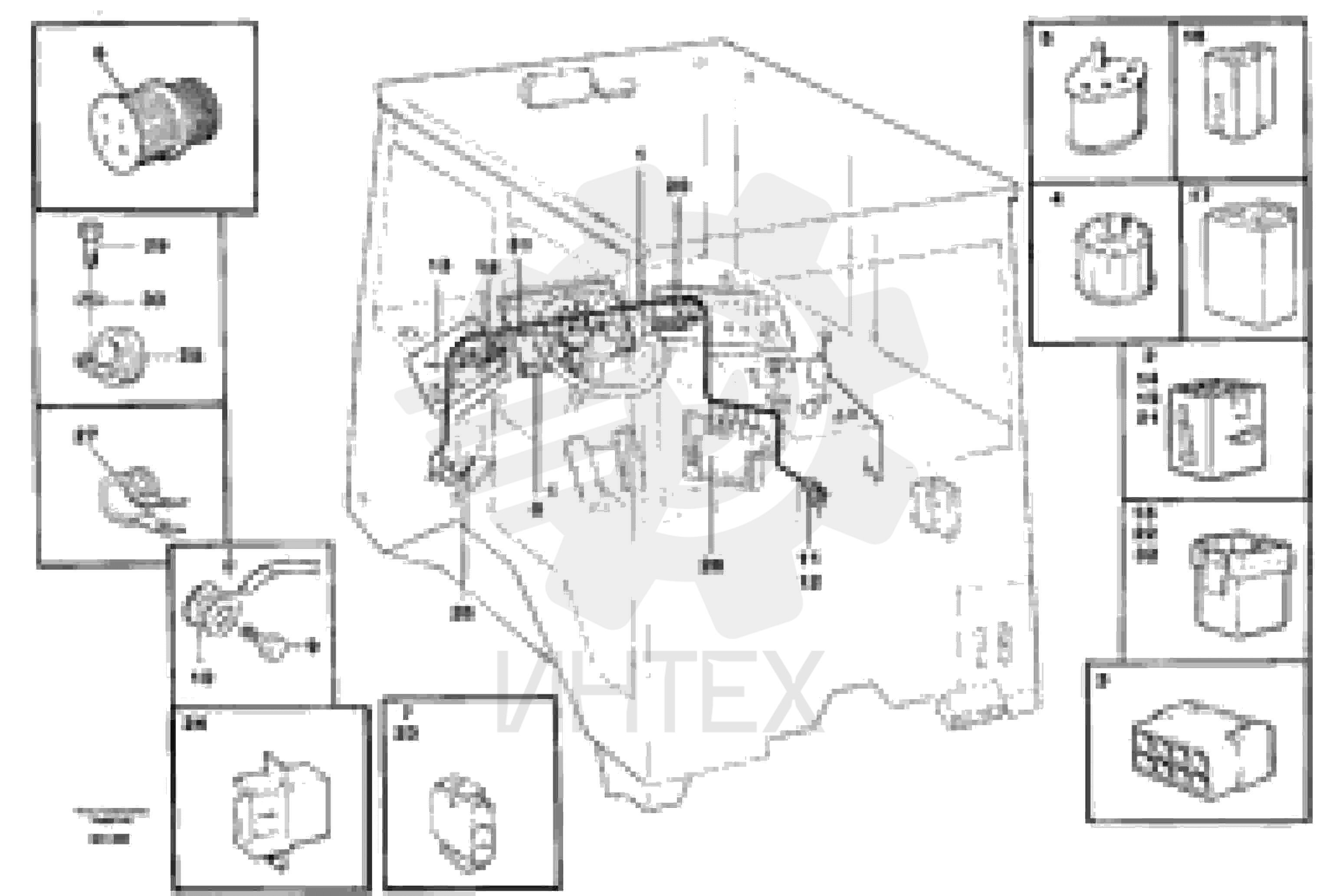 Starter switch VOE 1626372