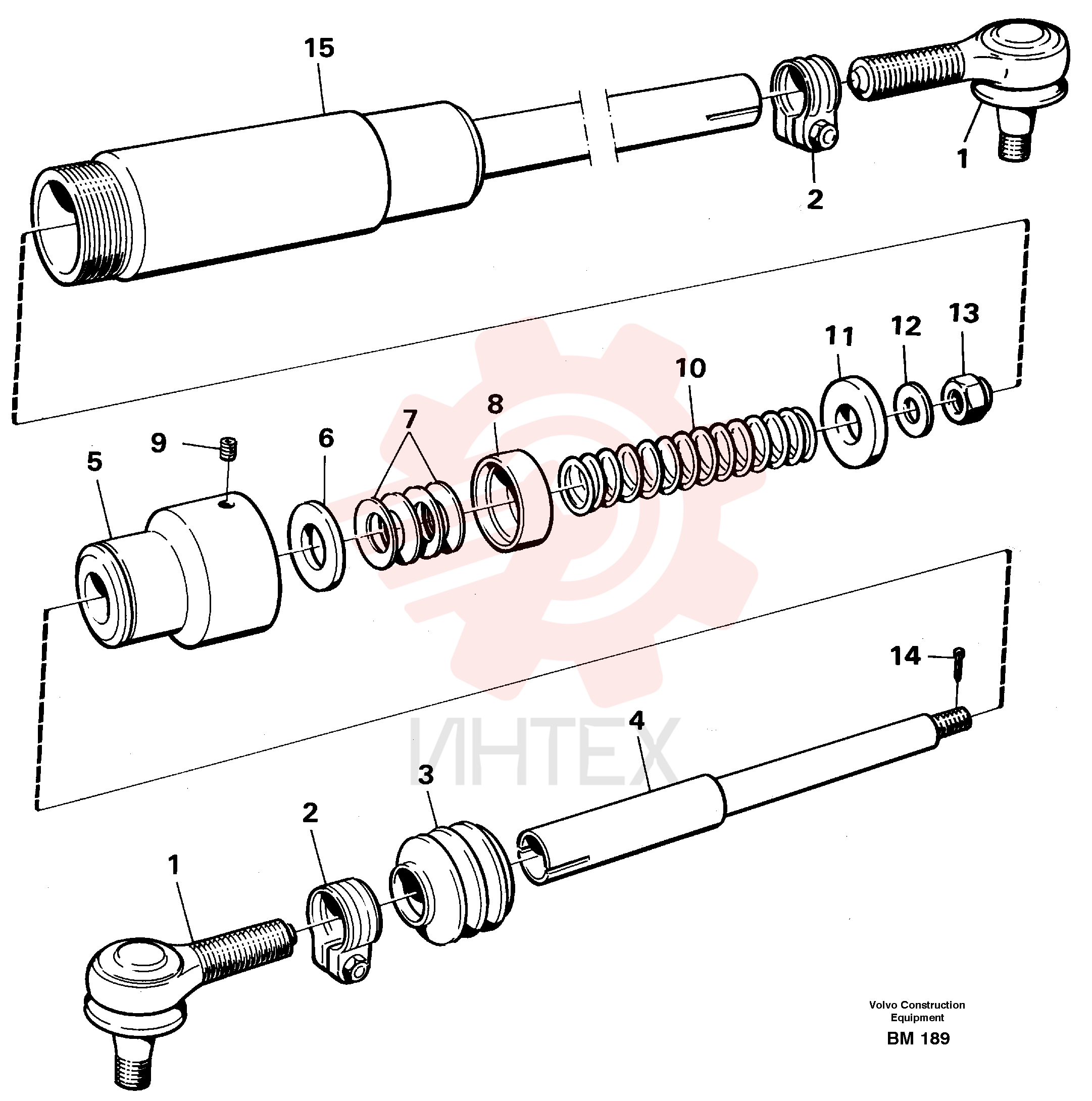 Steering Rod VOE 4941994 (2)