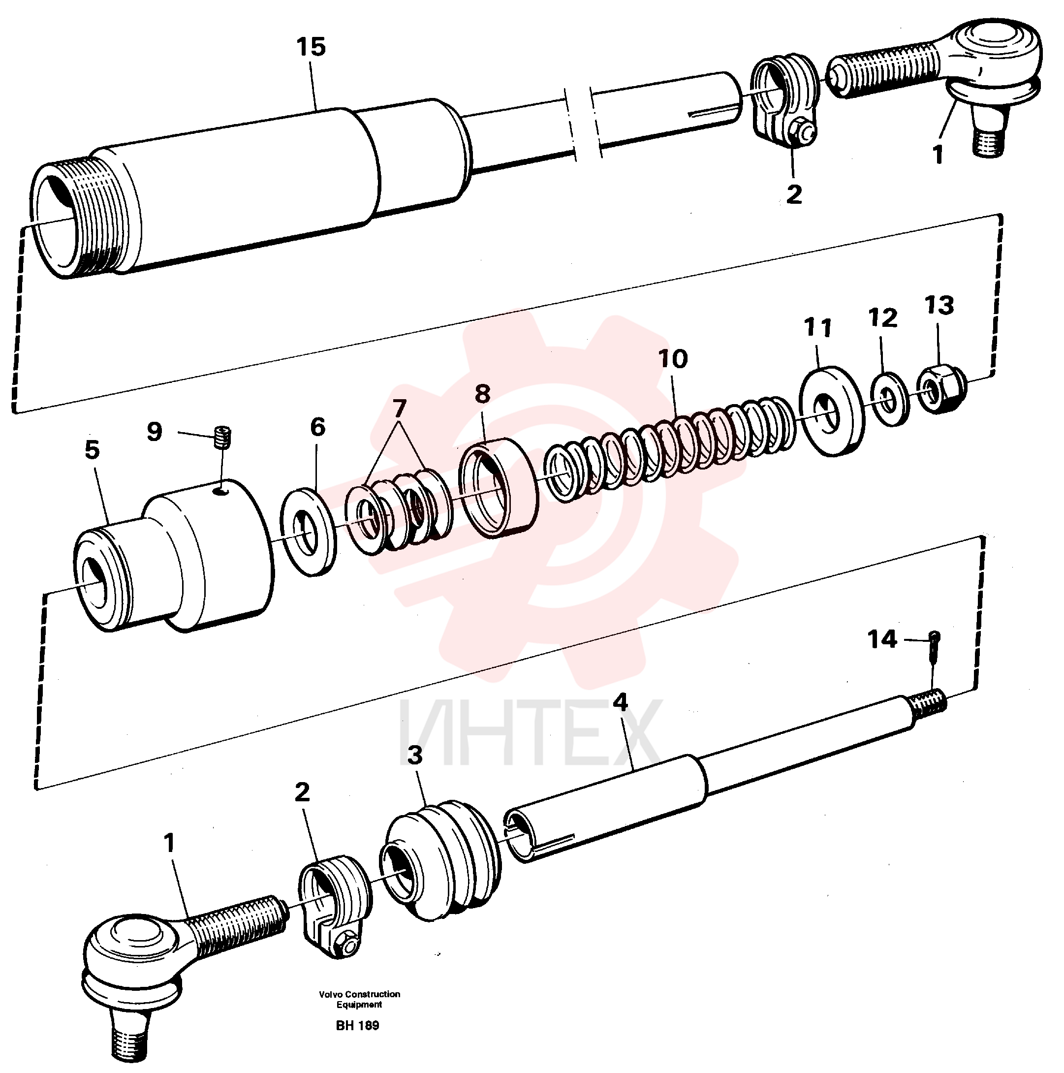 Steering Rod VOE 4941994 (1)