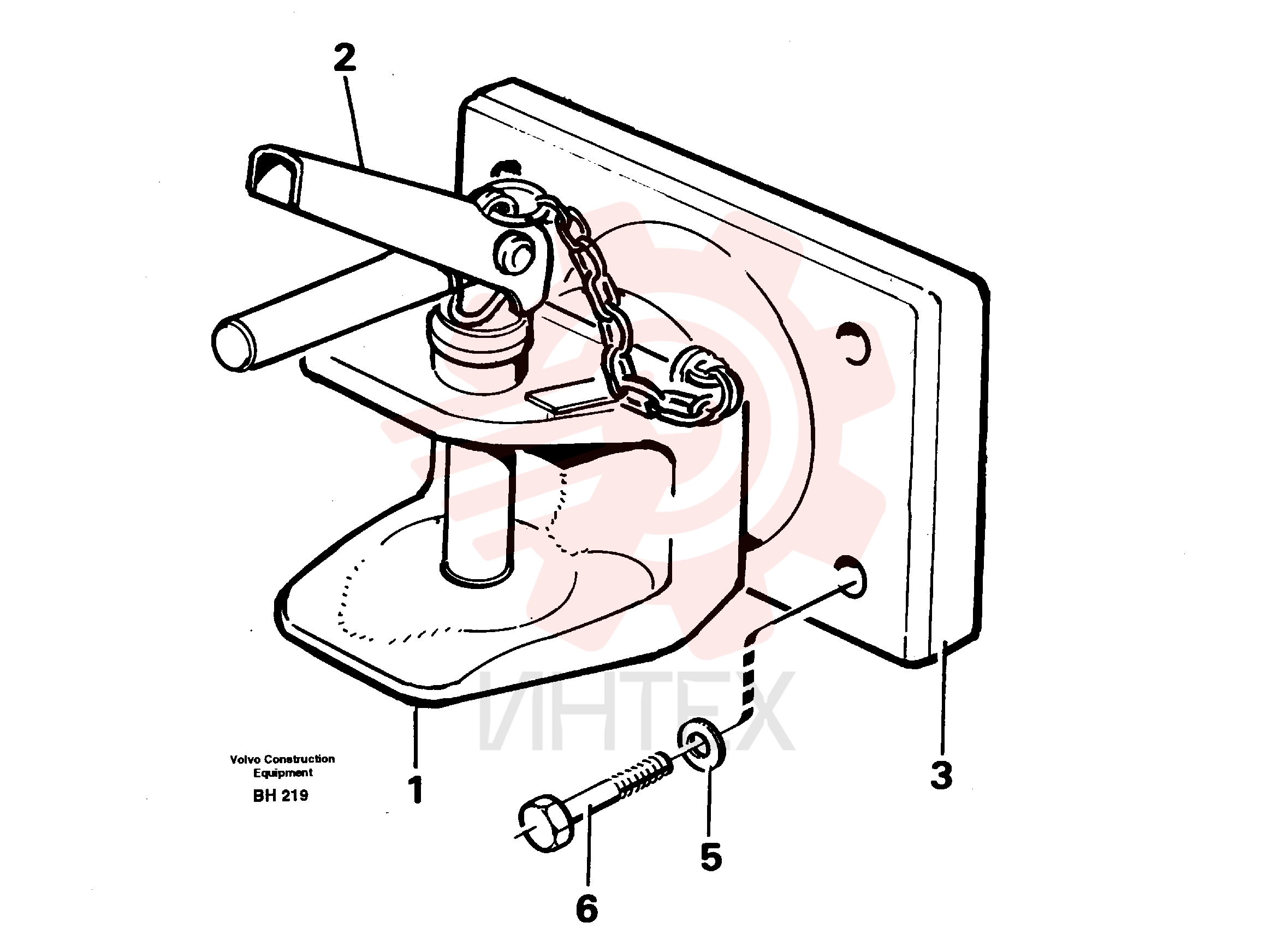 Towing Brace VOE 4966290 (1)