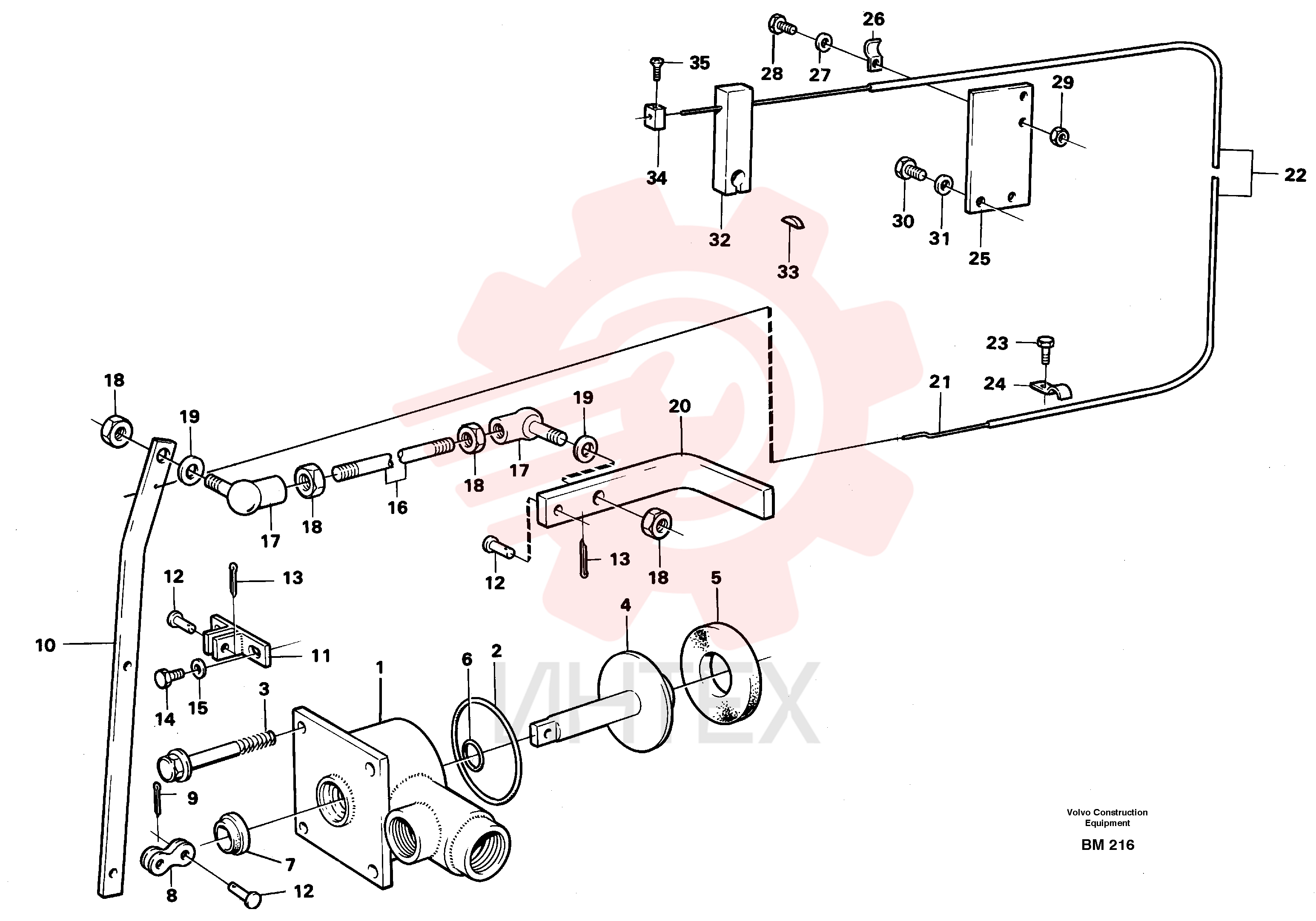 Valve housing VOE 4864708 (2)