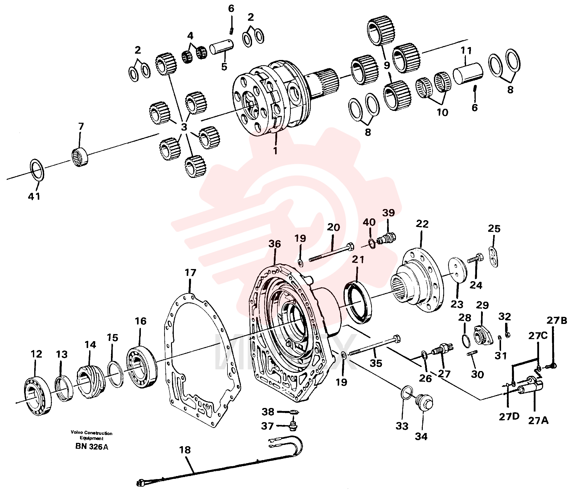 Adjusting washer