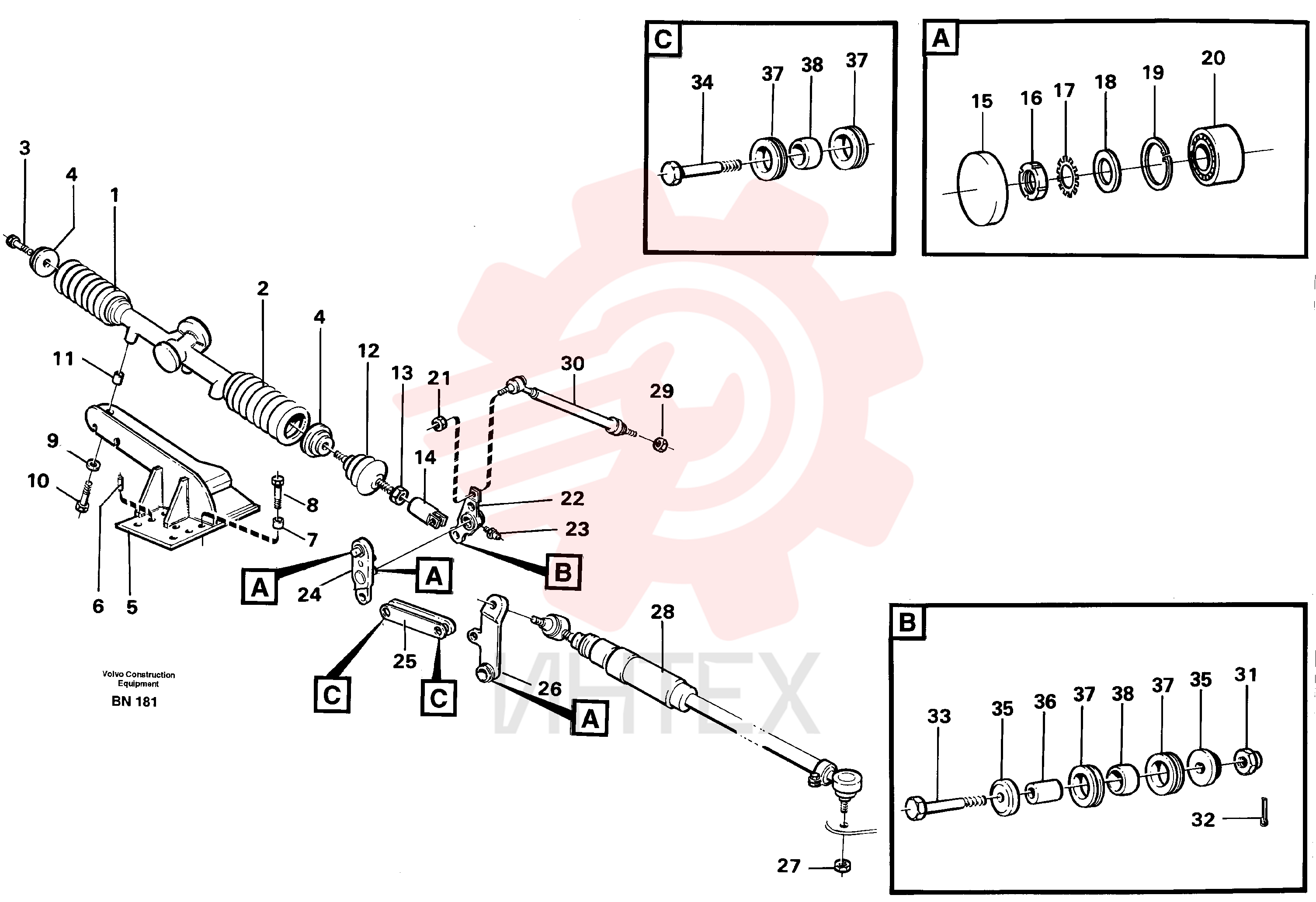 Attaching spring