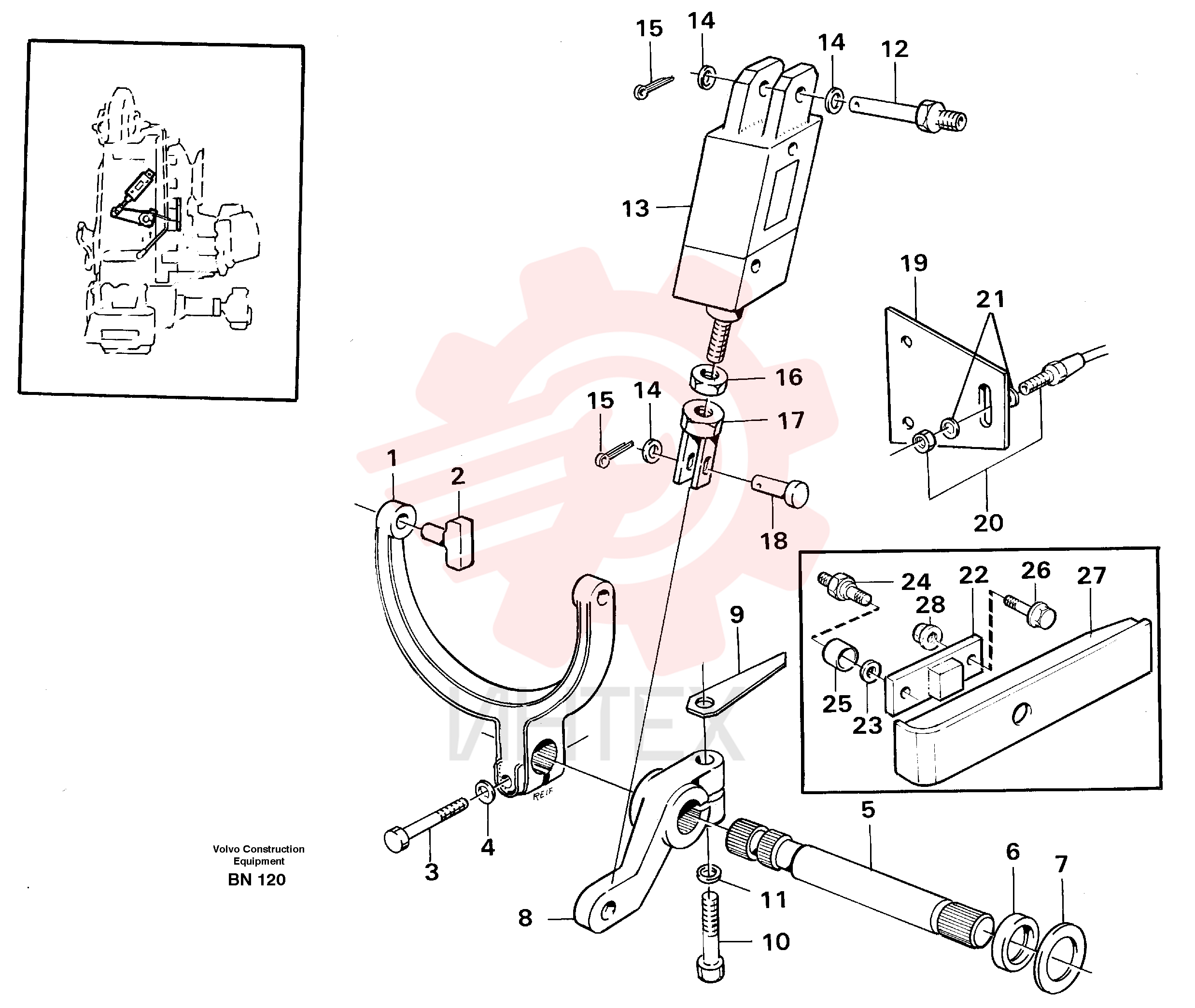 Clutch fork