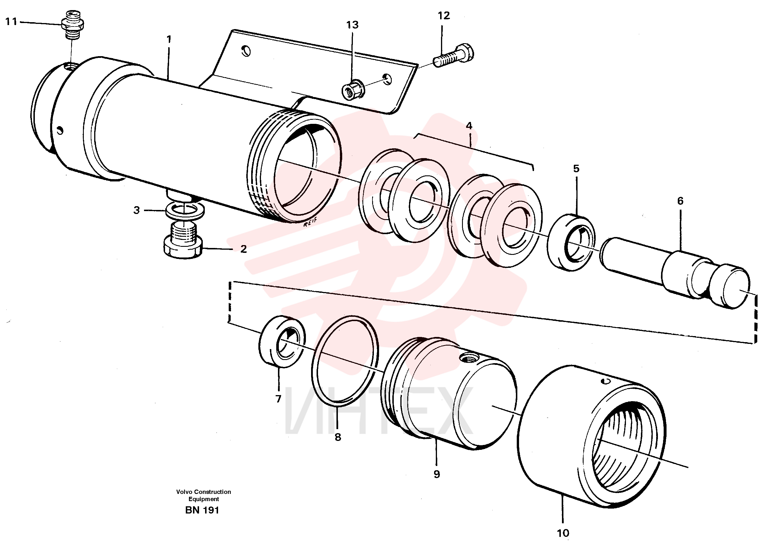 Damping cylinder
