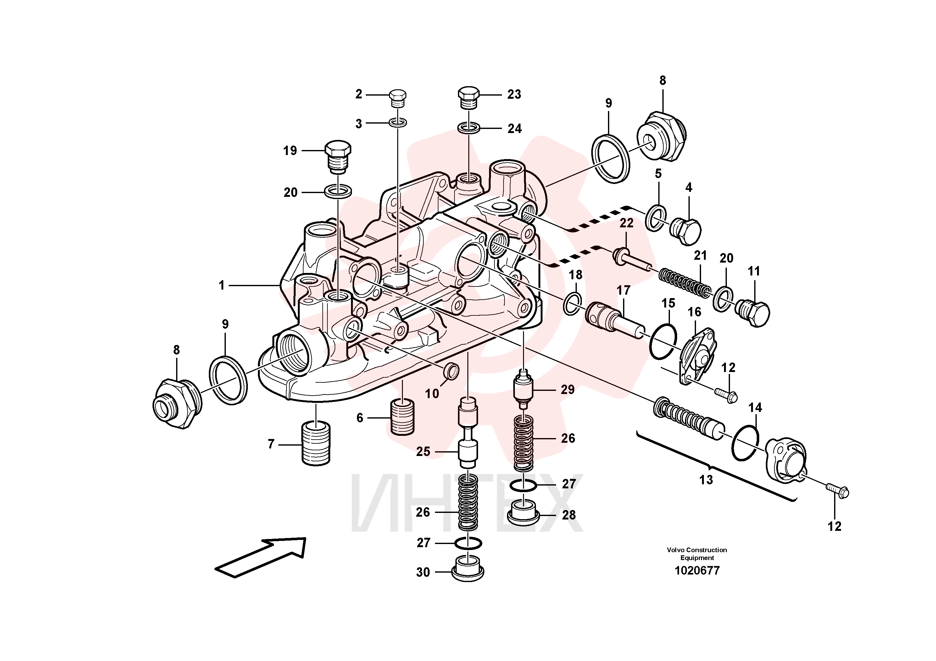 Oil filter housing