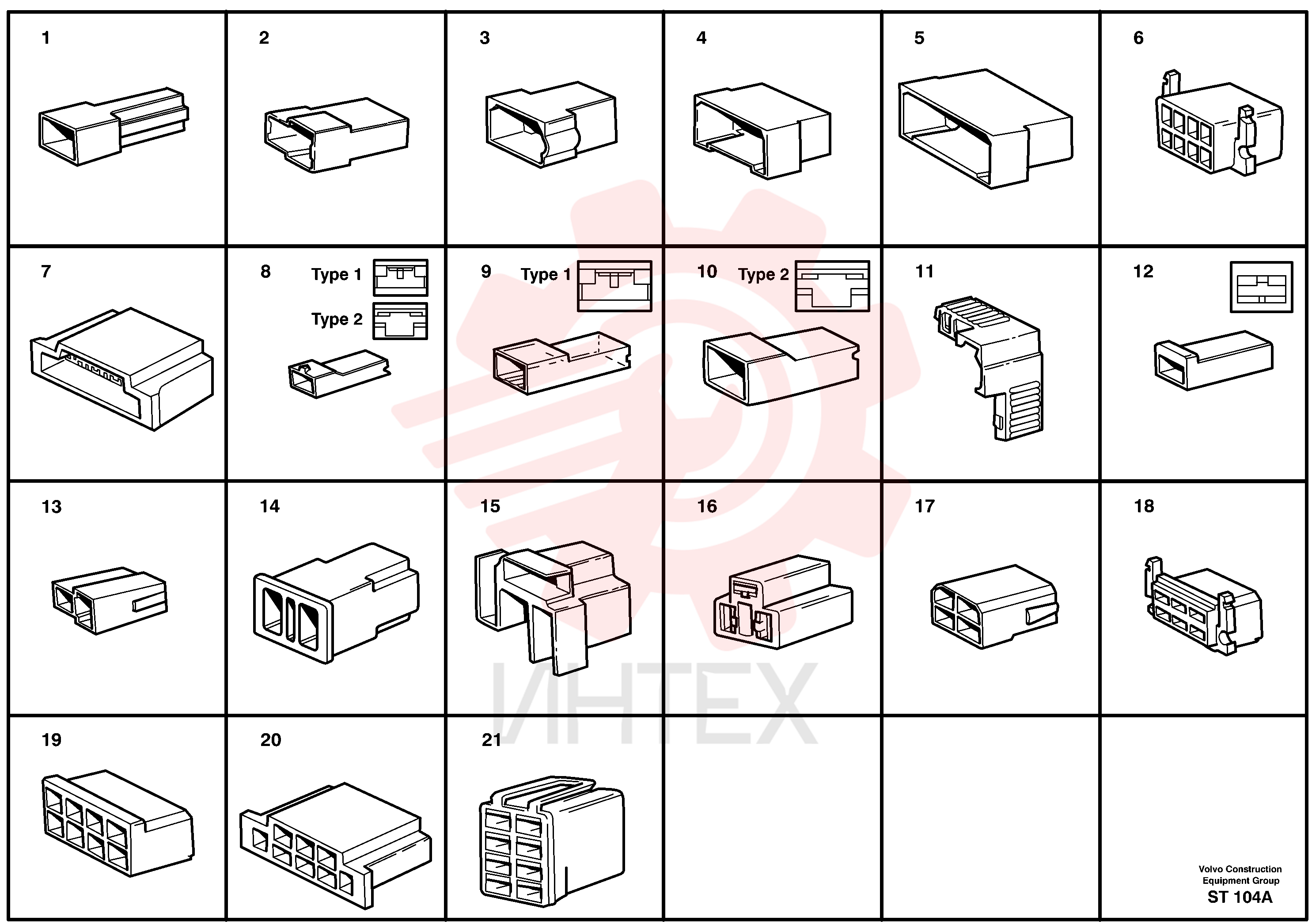 Receptacle housing