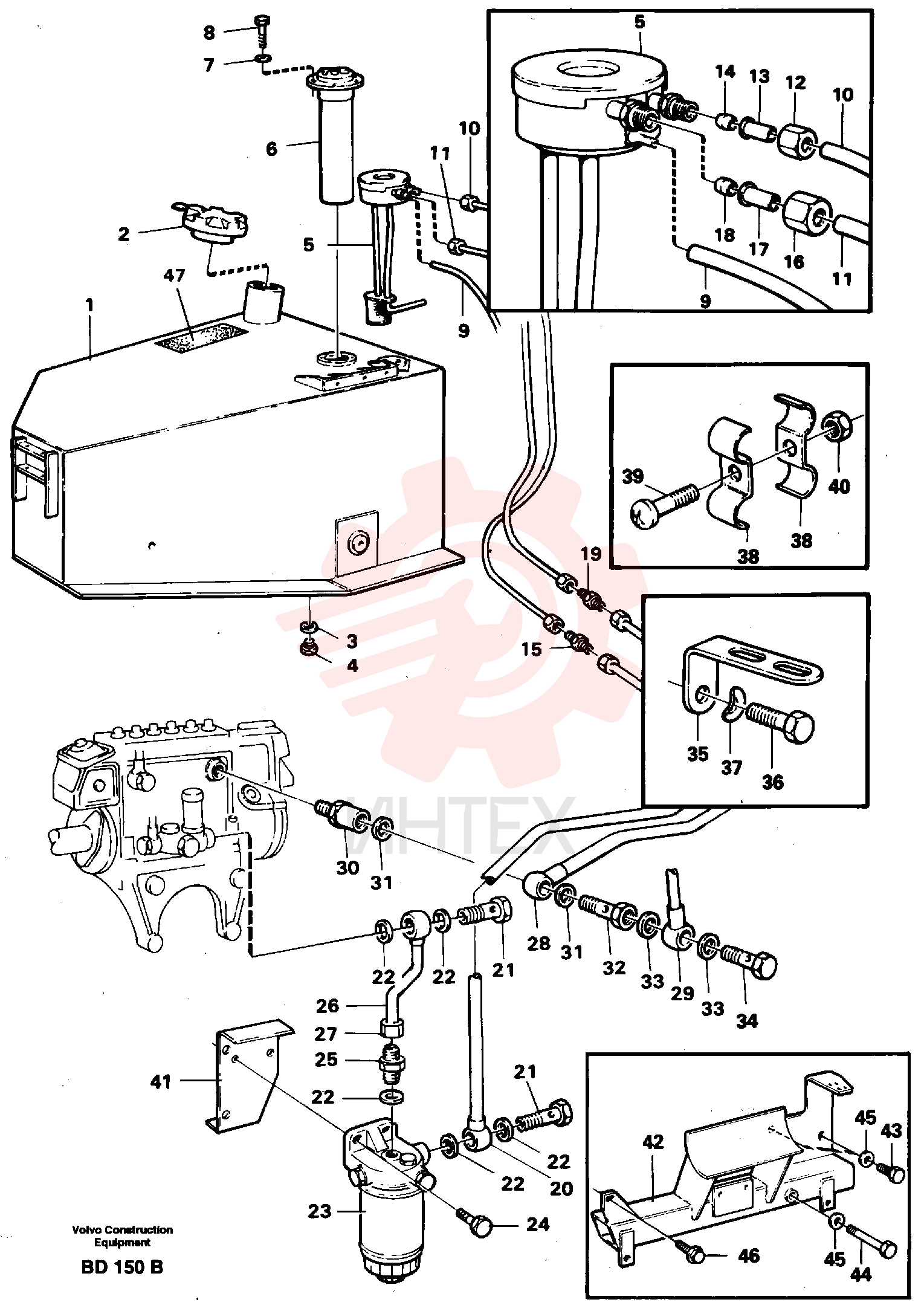 Fuel pipe VOE 11031144