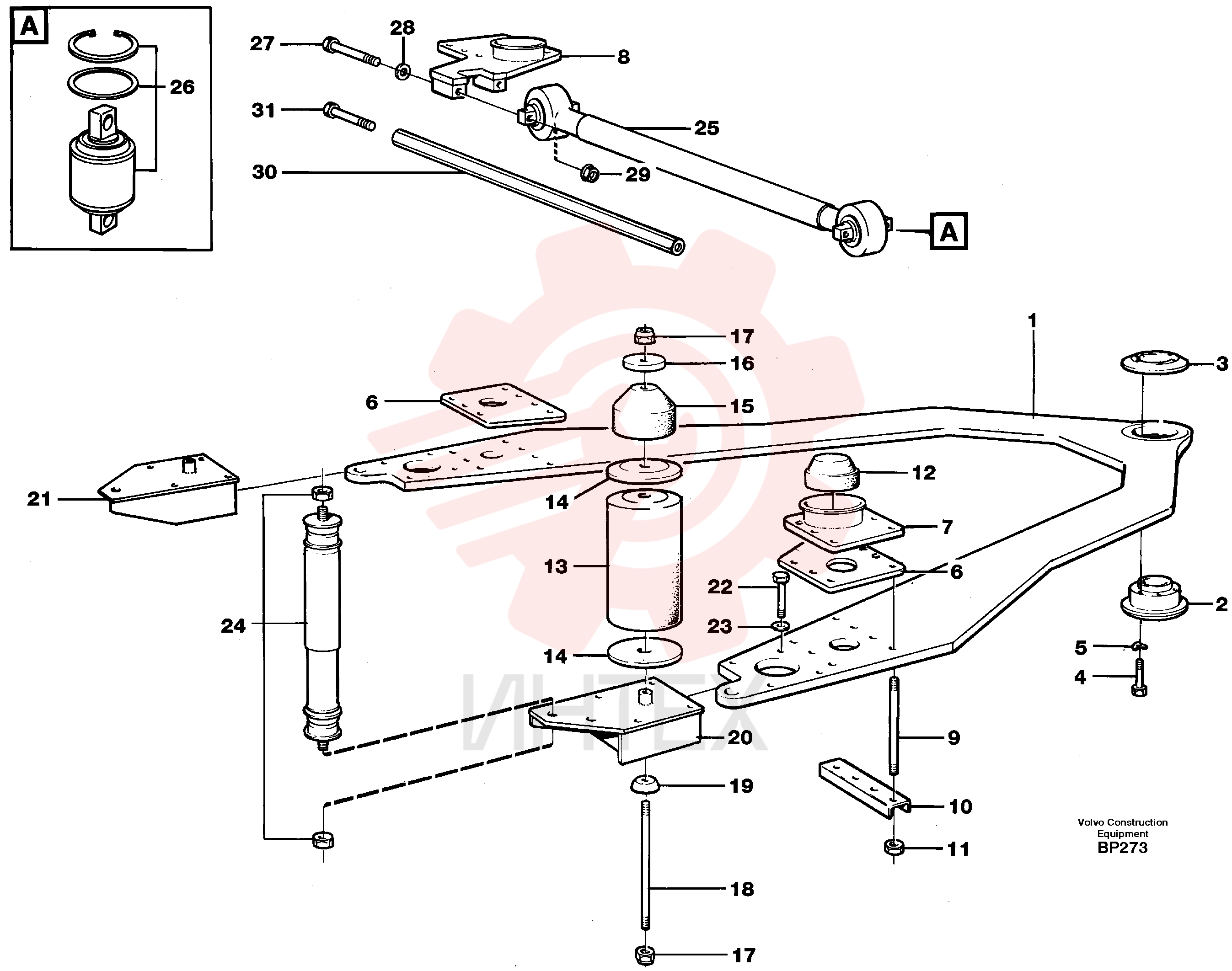 Кольцо стопорное VOE 951089 (2)