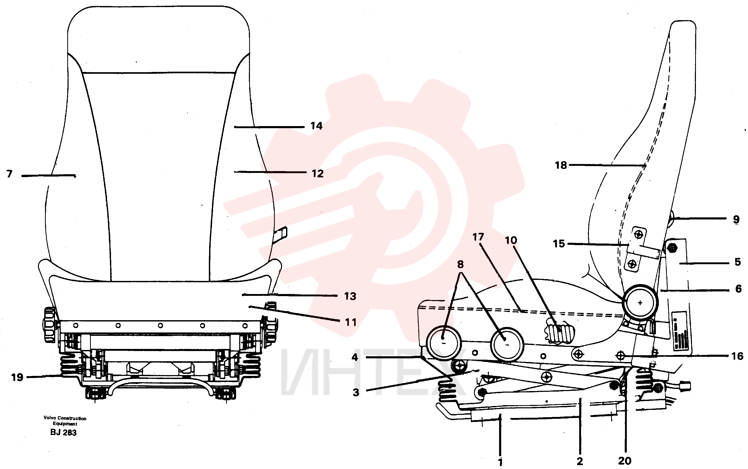 Operator's Seat VOE 11058260 (2)