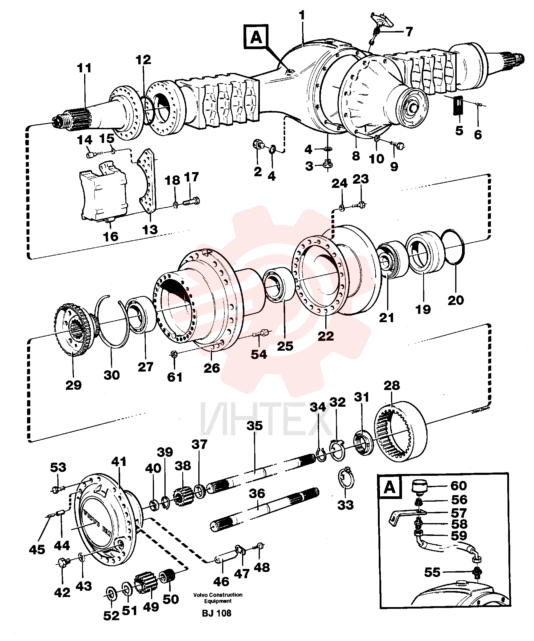 Planetary Axle VOE 23727