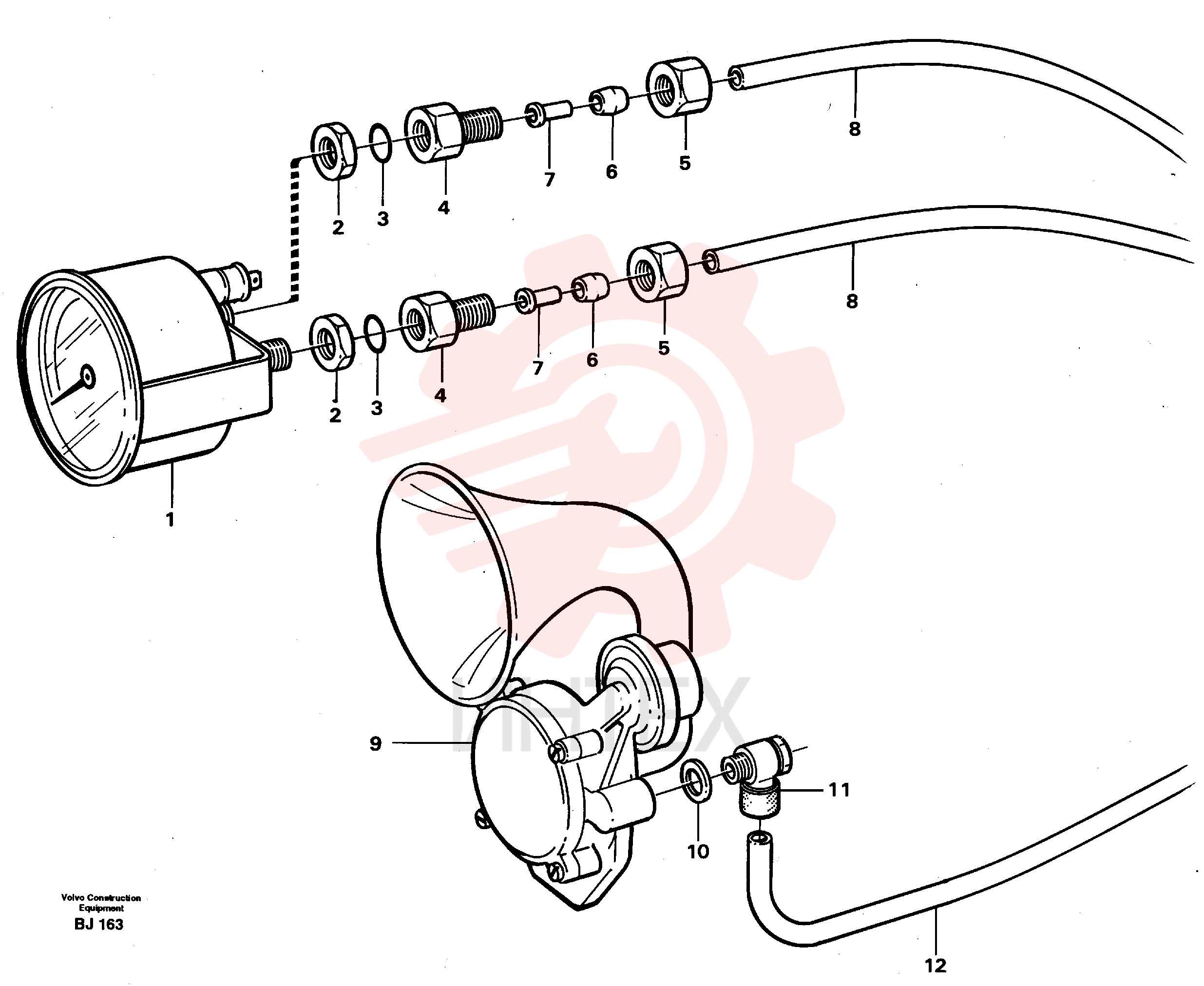Pressure Gauge VOE 11062735