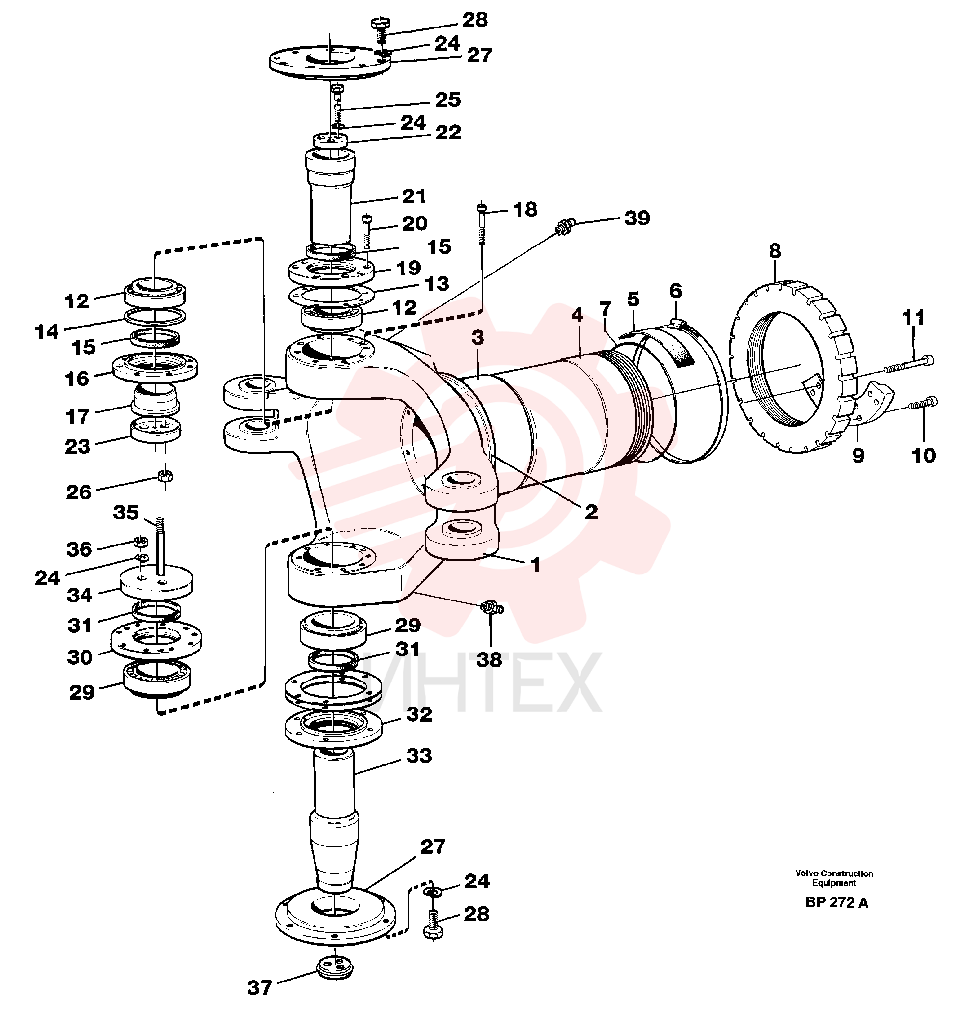 Rear hitch VOE 11052465