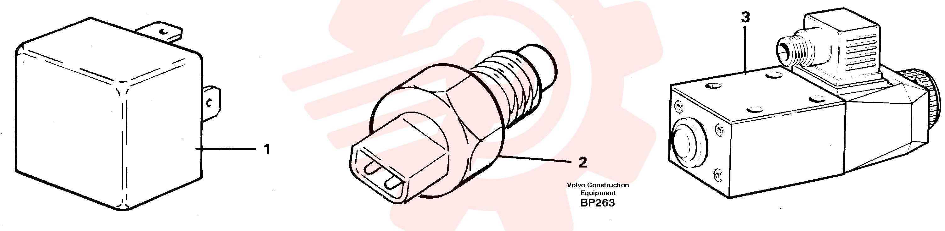 Встроенный клапан в сборе VOE 8158342 (1)