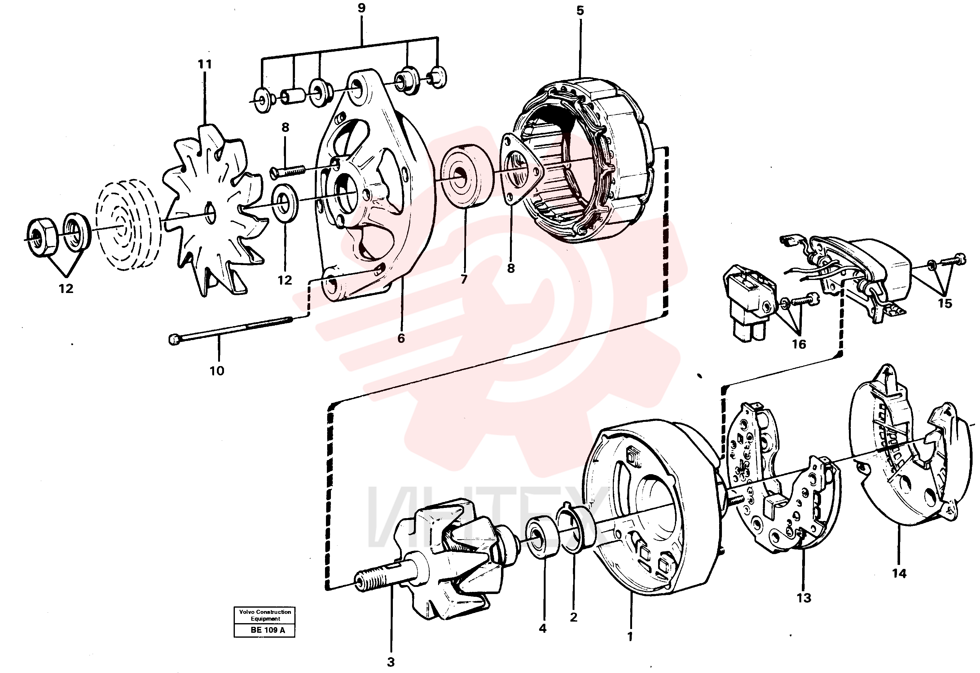 Alternator VOE 4803774