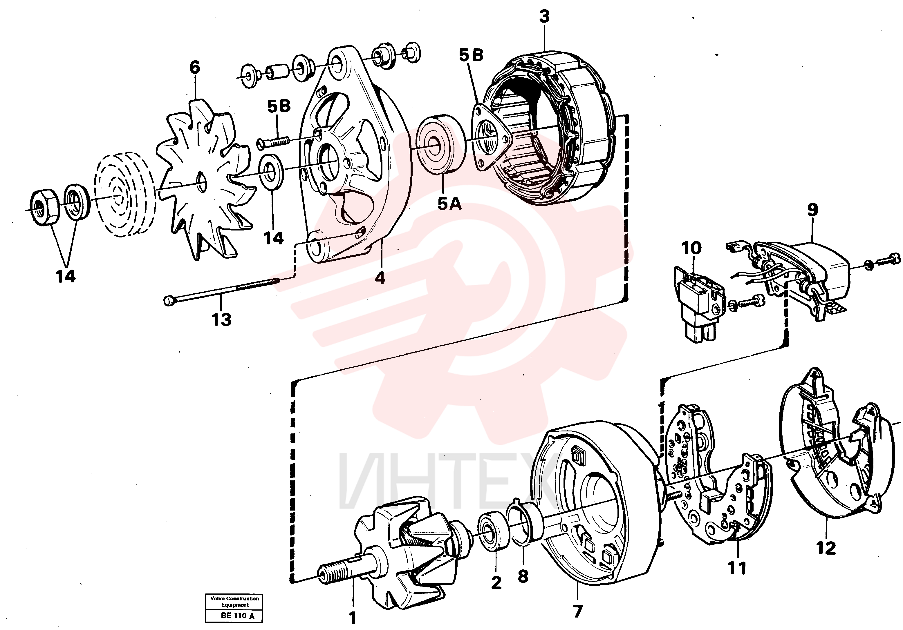 Alternator VOE 863955 (2)